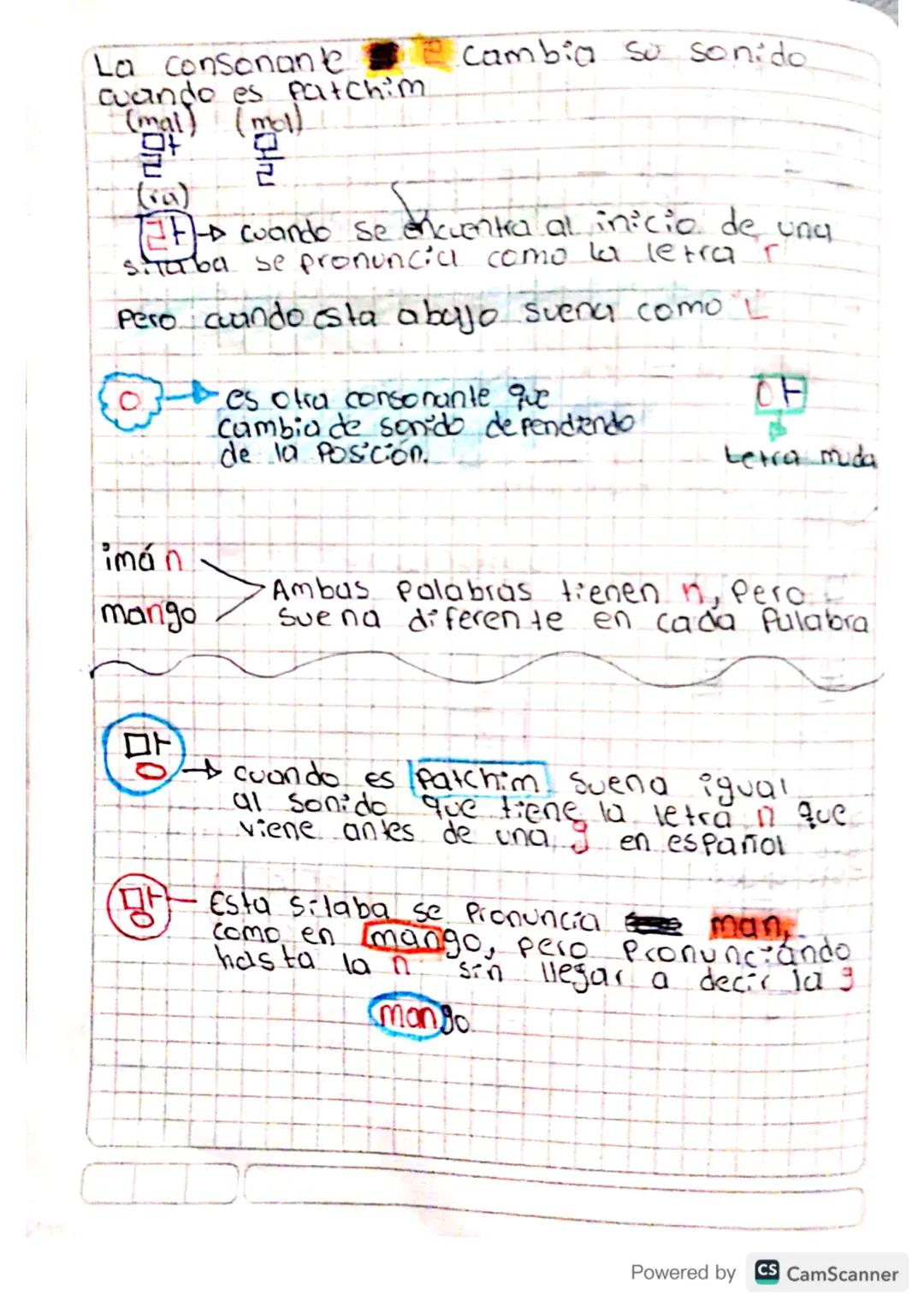 clase # 3 (Hangul)
vocales
H + Esta letra se Pronuncia e
#1 by esta tambien se Pronuncia e
CH #1+ Las dos letras tienen exactamente
el mismo