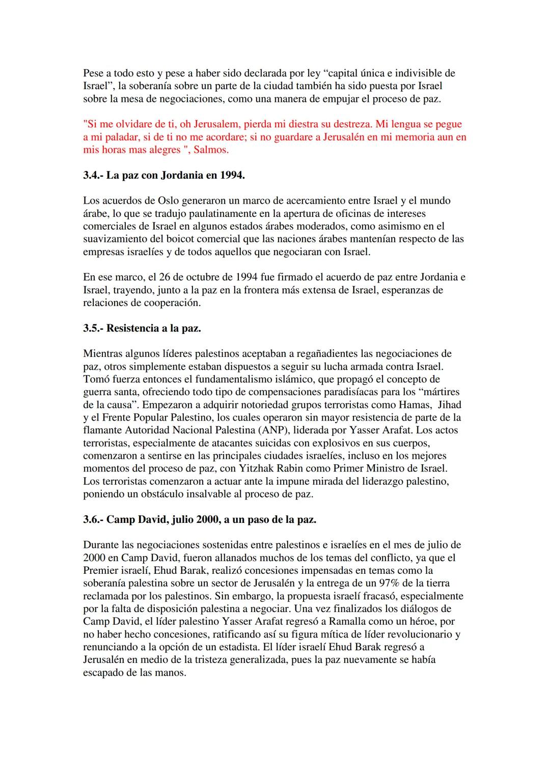 GUIA BASICA DEL CONFLICTO PALESTINO - ISRAELI
1.- LOS DERECHOS HISTORICOS.
1.1.- La Era Bíblica y los imperios.
Los derechos históricos del