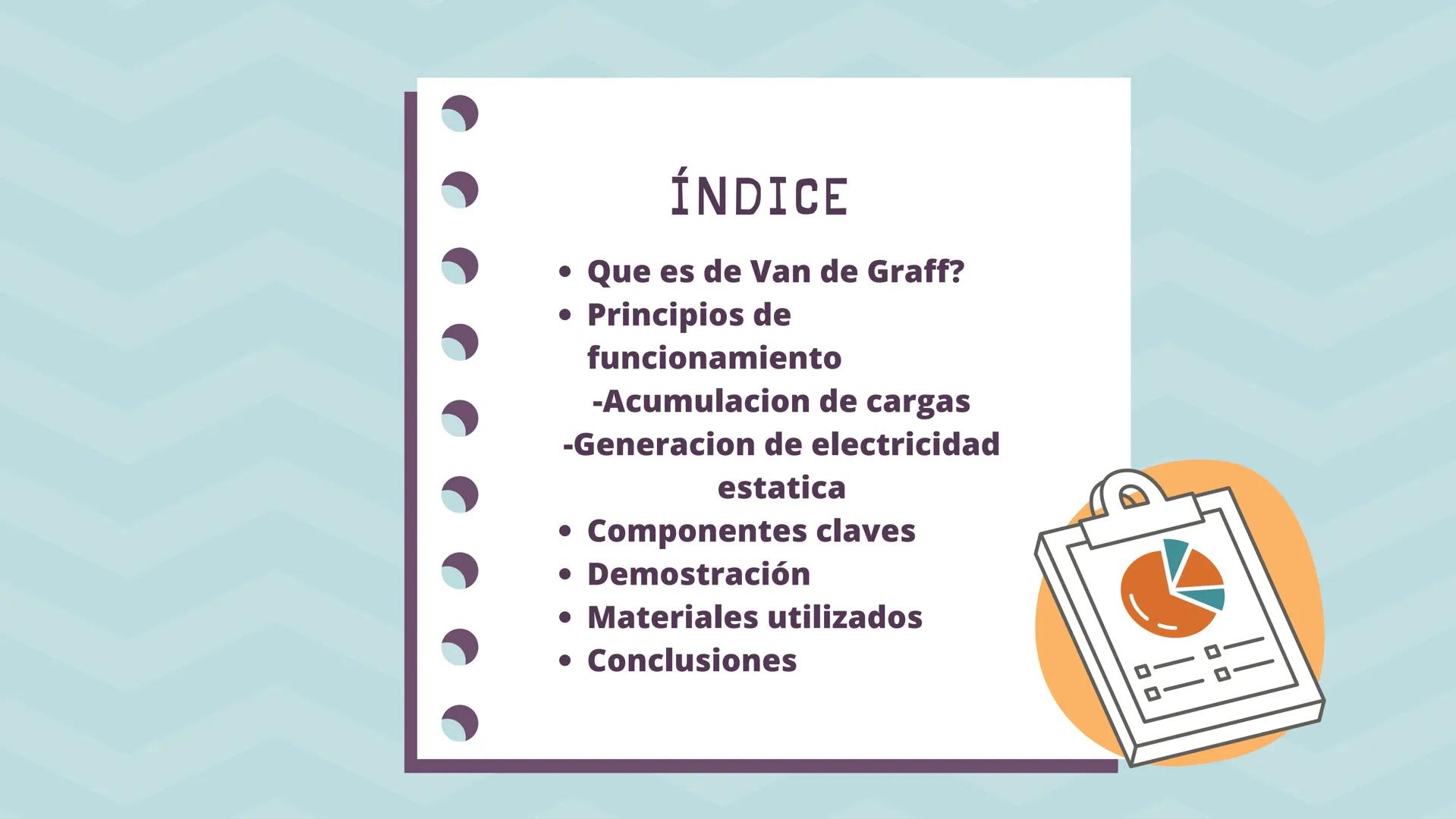 2023
GENERADOR DE
VAN DE GRAFF # INTEGRANTES
MARIA FERNANDA BAQUERO
MARIA FERNANDA DAZA
RINA DAYANA GUTIERREZ
CURSO 1103 # ÍNDICE
*