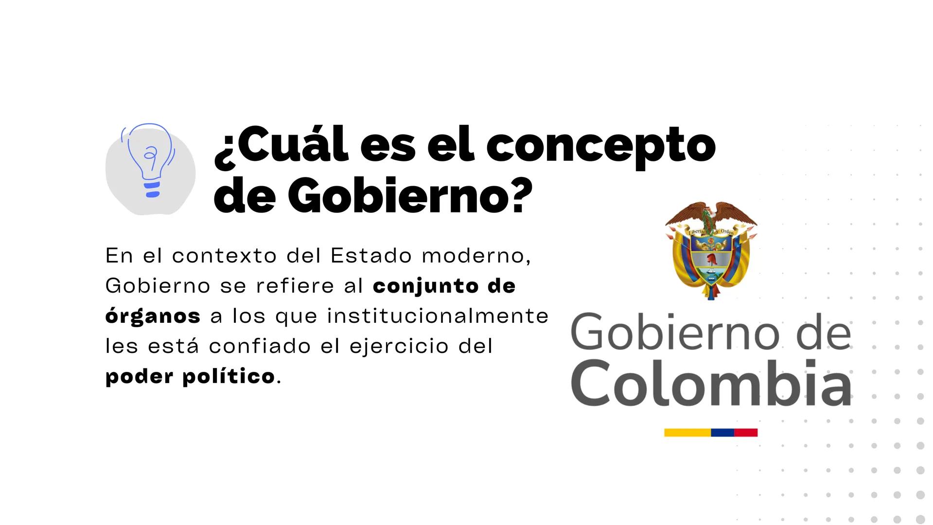 2024
Gobierno de
Colombia
LUIS FERNANDO IBARRA CÁRDENAS
EL ESTADO
COLOMBIANO Gobierno de
Colombia
“El mayor peligro de
los gobiernos es