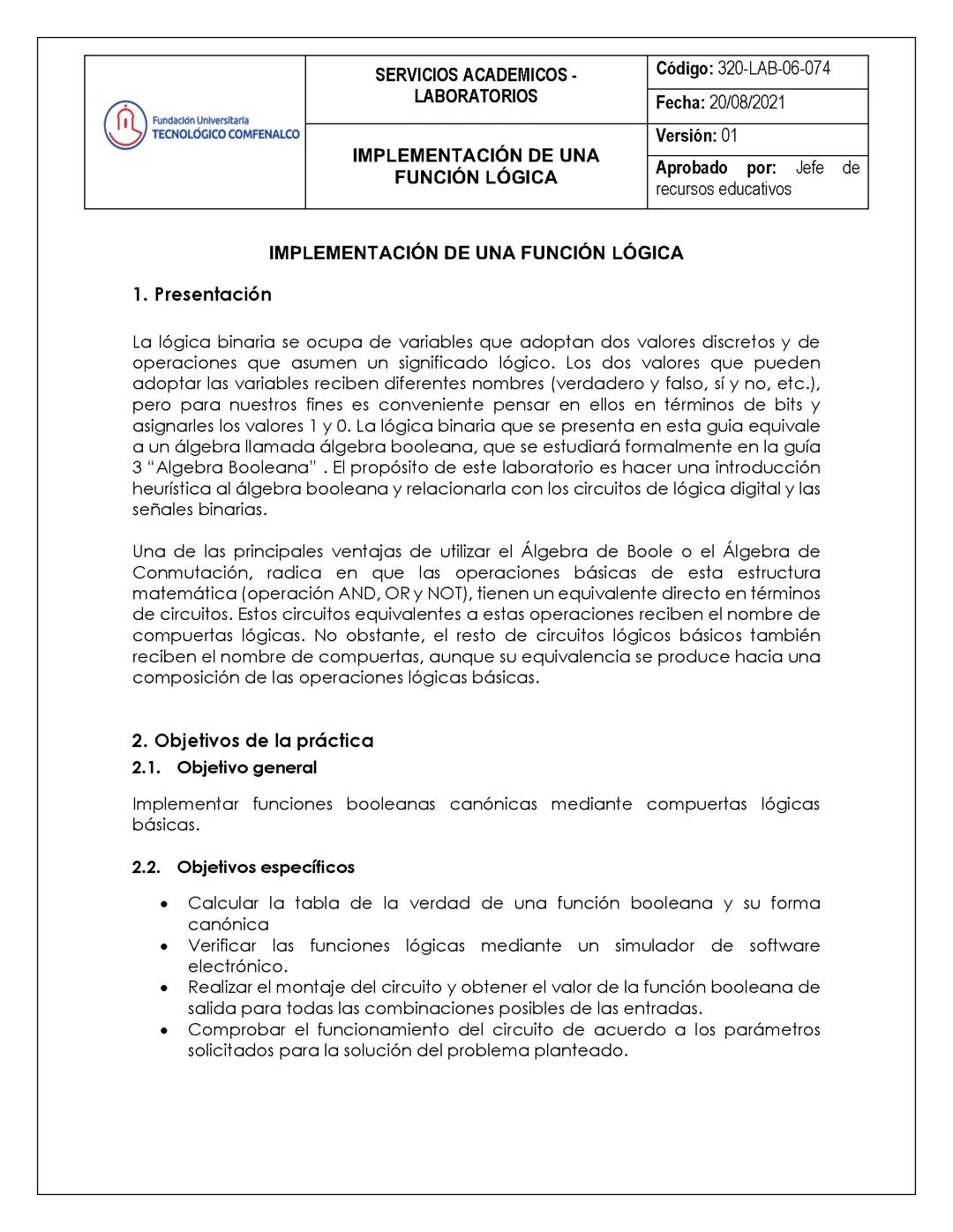 Informe laboratorio