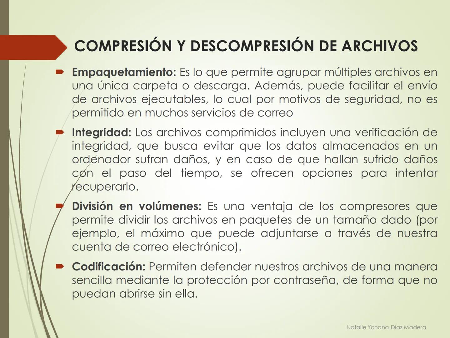 # MANEJO DE ARCHIVOS
Natalie Yohana Díaz Madera # SISTEMA OPERATIVO
Programa que controla la forma como se
comunican todas las partes del