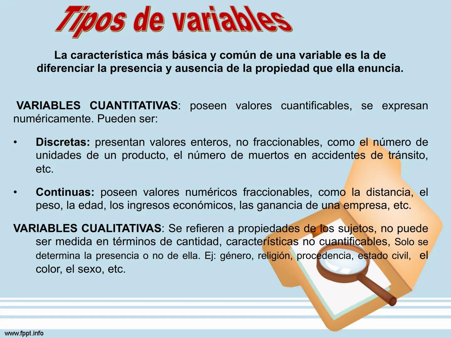 # Seminario II de Investigación
## Marco Teórico
Milagros Patrón Noriega
Docente
www.fppt.info # LAS VARIABLES DE INVESTIGACIÓN
# Y EL MA