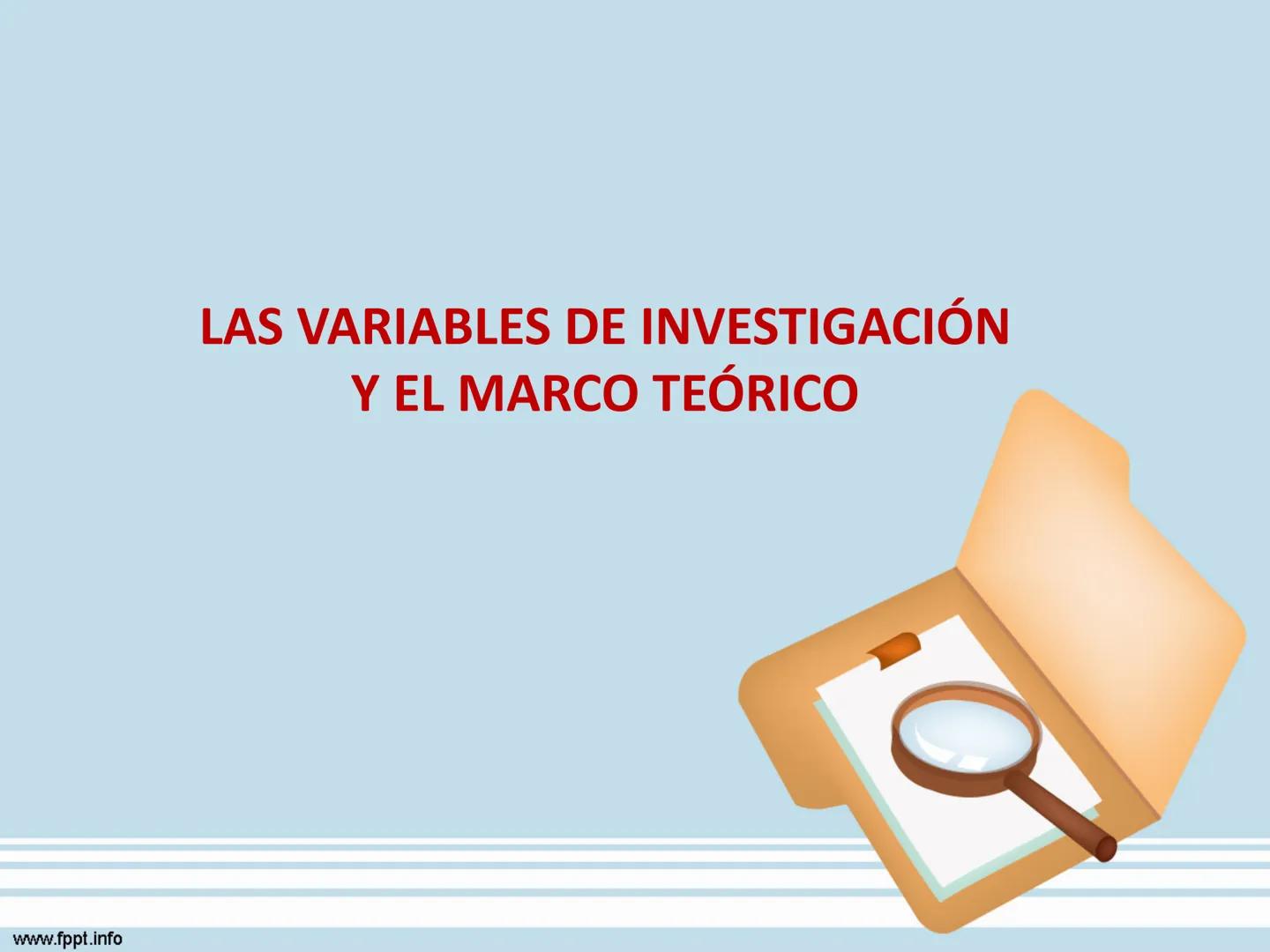 # Seminario II de Investigación
## Marco Teórico
Milagros Patrón Noriega
Docente
www.fppt.info # LAS VARIABLES DE INVESTIGACIÓN
# Y EL MA