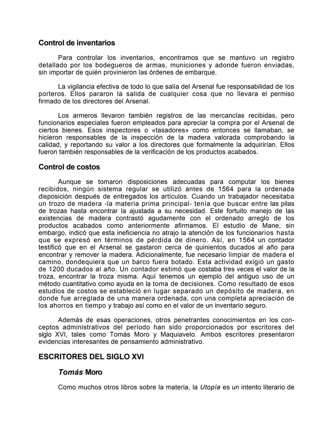 Unidad 1
• Orígenes del pensamiento administrativo
"Si consideramos la reserva con que se rodea todo buen empresario
forzado por la compet