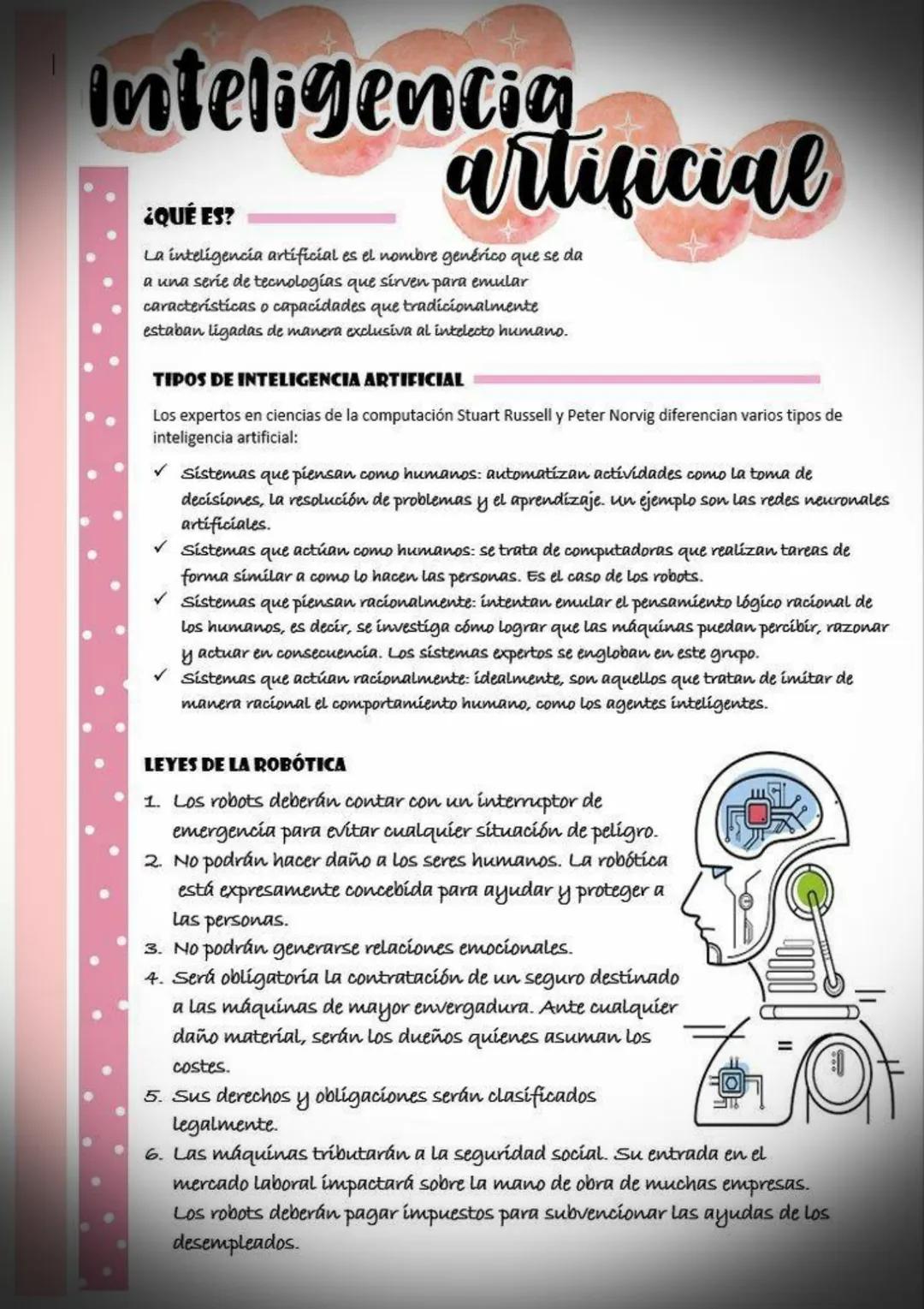 inteligencig
¿QUÉ ES?
artificial
La inteligencia artificial es el nombre genérico que se da
a una serie de tecnologías que sirven para emula