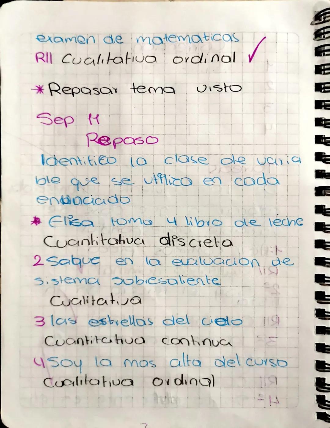 Sep 03
Temas
• Conceptos basicos poblacion y
muestra
•Bariables estadisticas caracte
risacion de variable datos no
agrupados
• Distribucion