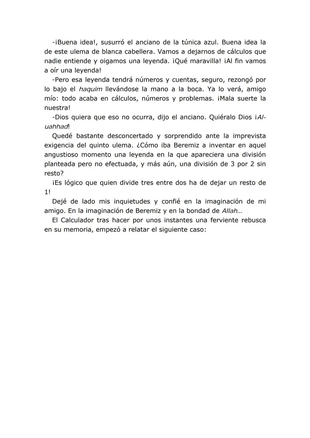 EL HOMBRE QUE
CALCULABA
Malba Tahan
* Malba Tahan es un pseudónimo del verdadero autor de la obra: Julio
César de Mello e Souza (1895-1974),
