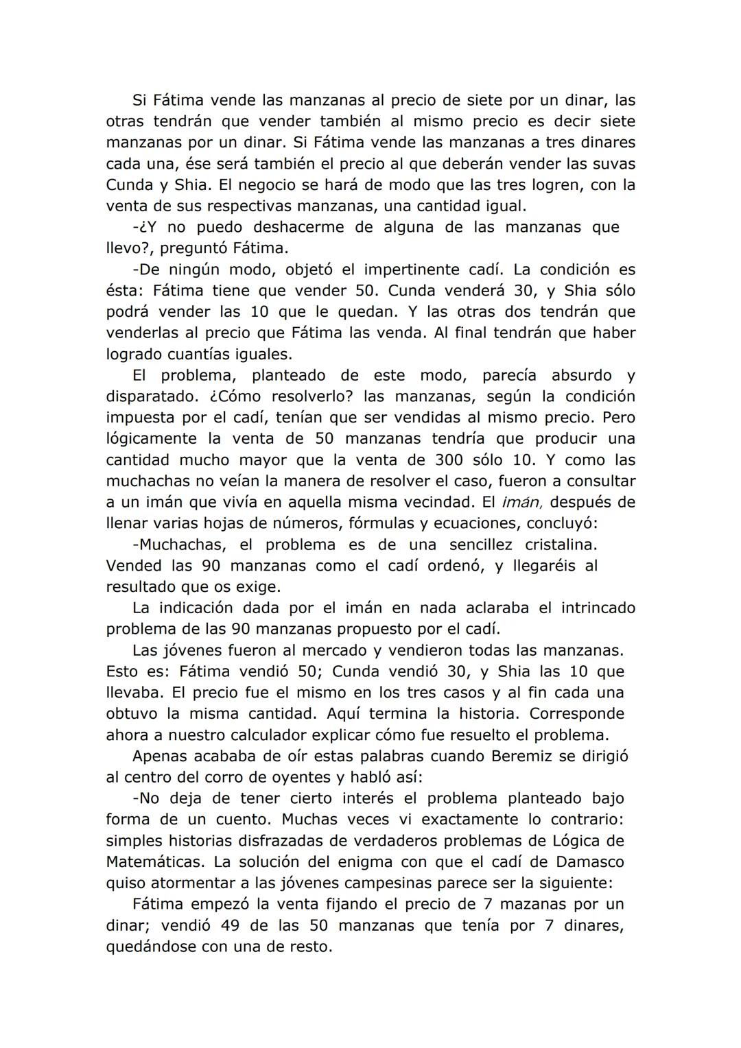EL HOMBRE QUE
CALCULABA
Malba Tahan
* Malba Tahan es un pseudónimo del verdadero autor de la obra: Julio
César de Mello e Souza (1895-1974),