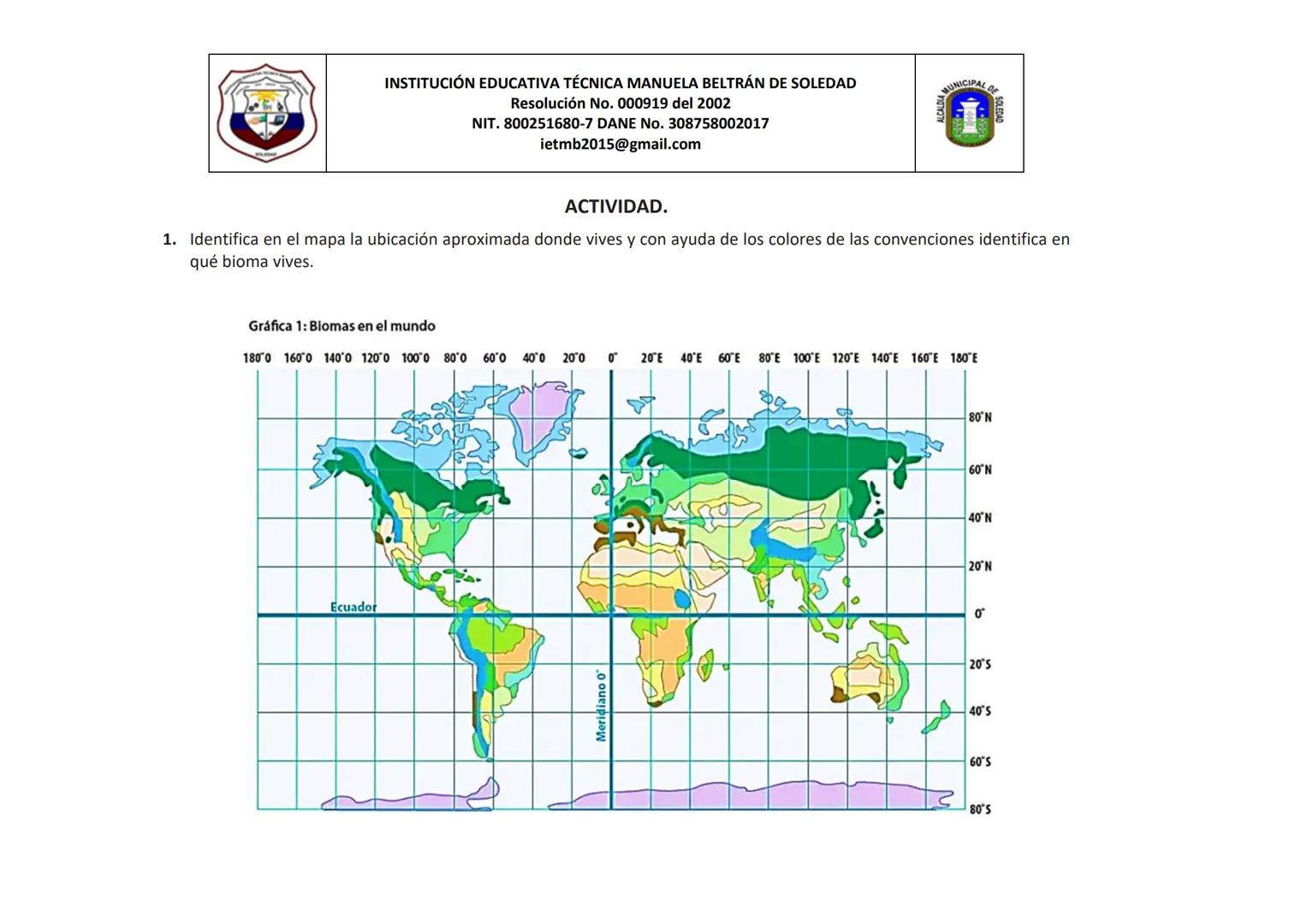 # INSTITUCIÓN EDUCATIVA TÉCNICA MANUELA BELTRÁN DE SOLEDAD
Resolución No. 000919 del 2002
NIT. 800251680-7 DANE No. 308758002017
ietmb2015@g