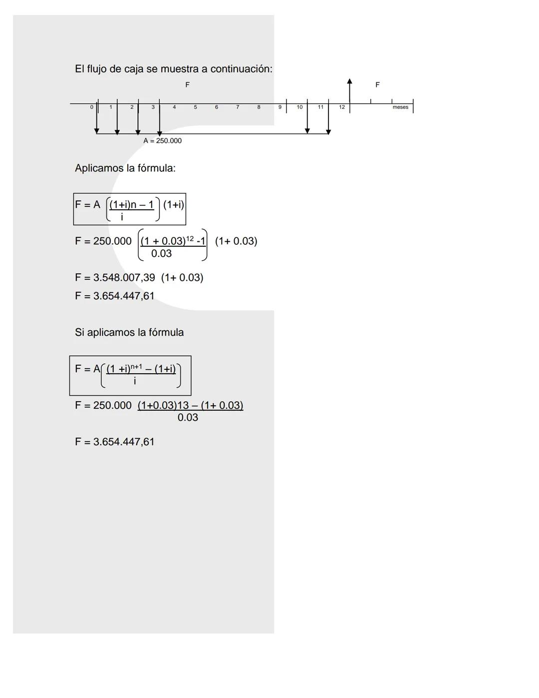 7. SERIES UNIFORMES O ANUALIDADES
7.1 DEFINICIÓN
Una serie uniforme ó anualidad es un conjunto de pagos iguales hechos a
intervalos iguales