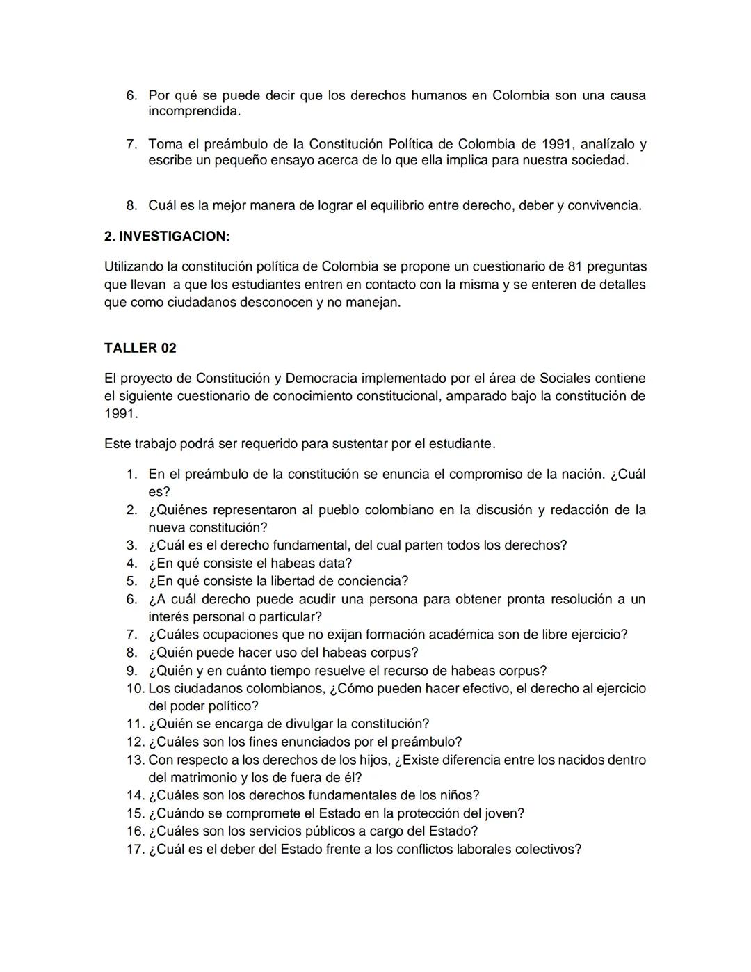 # PROYECTO: HORAS CONSTITUCIONALES
JUSTIFICACION:
Dentro de los procesos y los requisitos que desde los diferentes lineamientos que rigen
