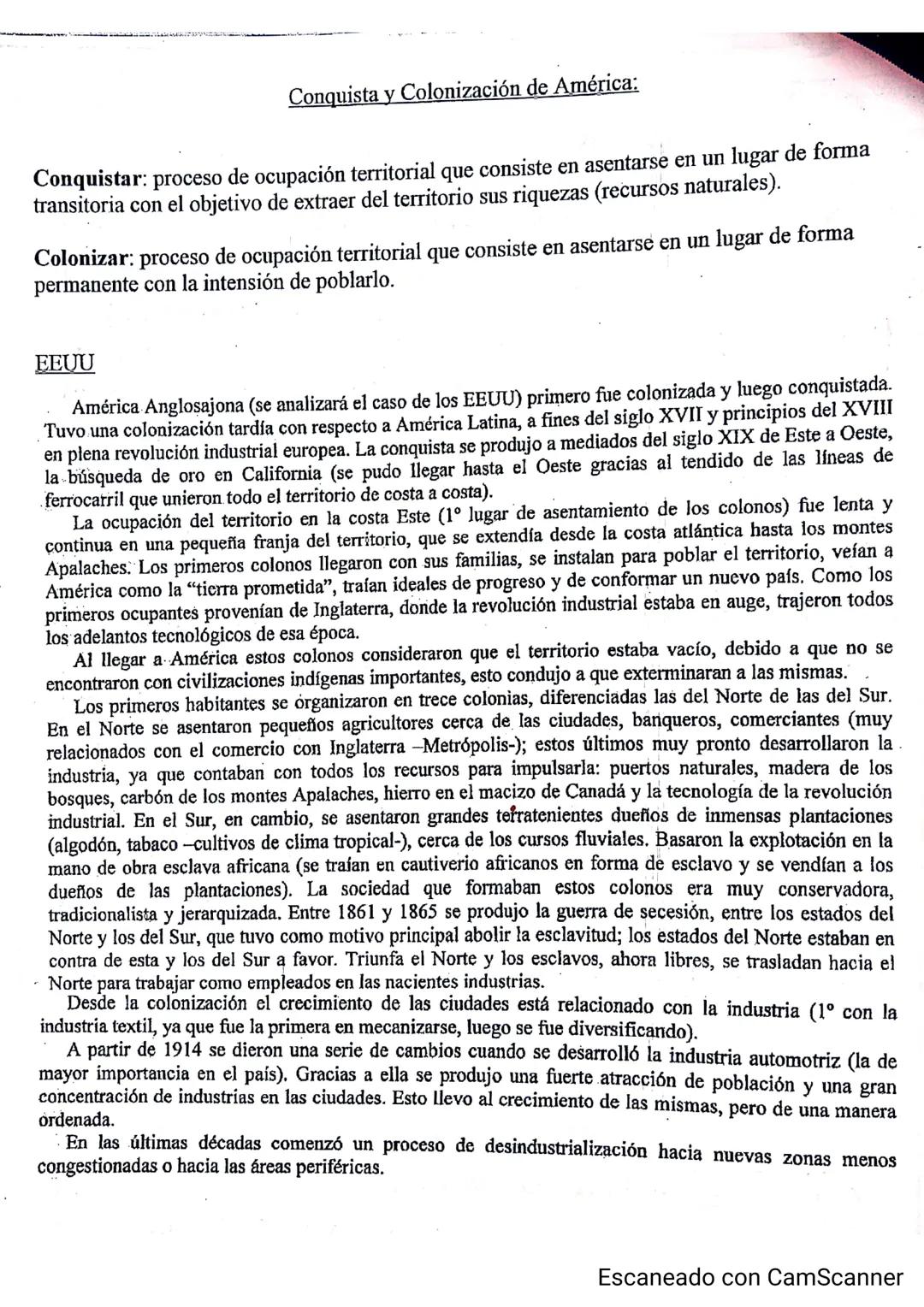 # Conquista y Colonización de América:
Conquistar: proceso de ocupación territorial que consiste en asentarse en un lugar de forma
transito