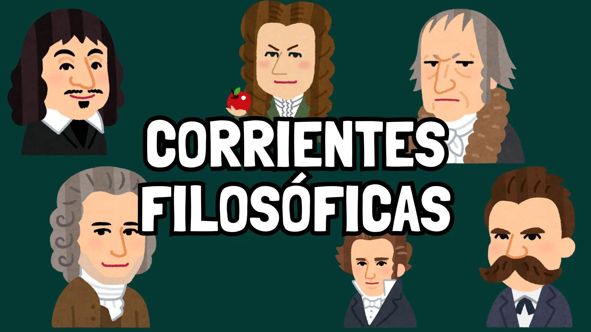 # CORRIENTES
## FILOSÓFICAS # ANTECEDENTES
Presocráticos
Sócrates
Platón y Aristóteles
Helenismo y cristianismo
La escolástica
La Reforma
R