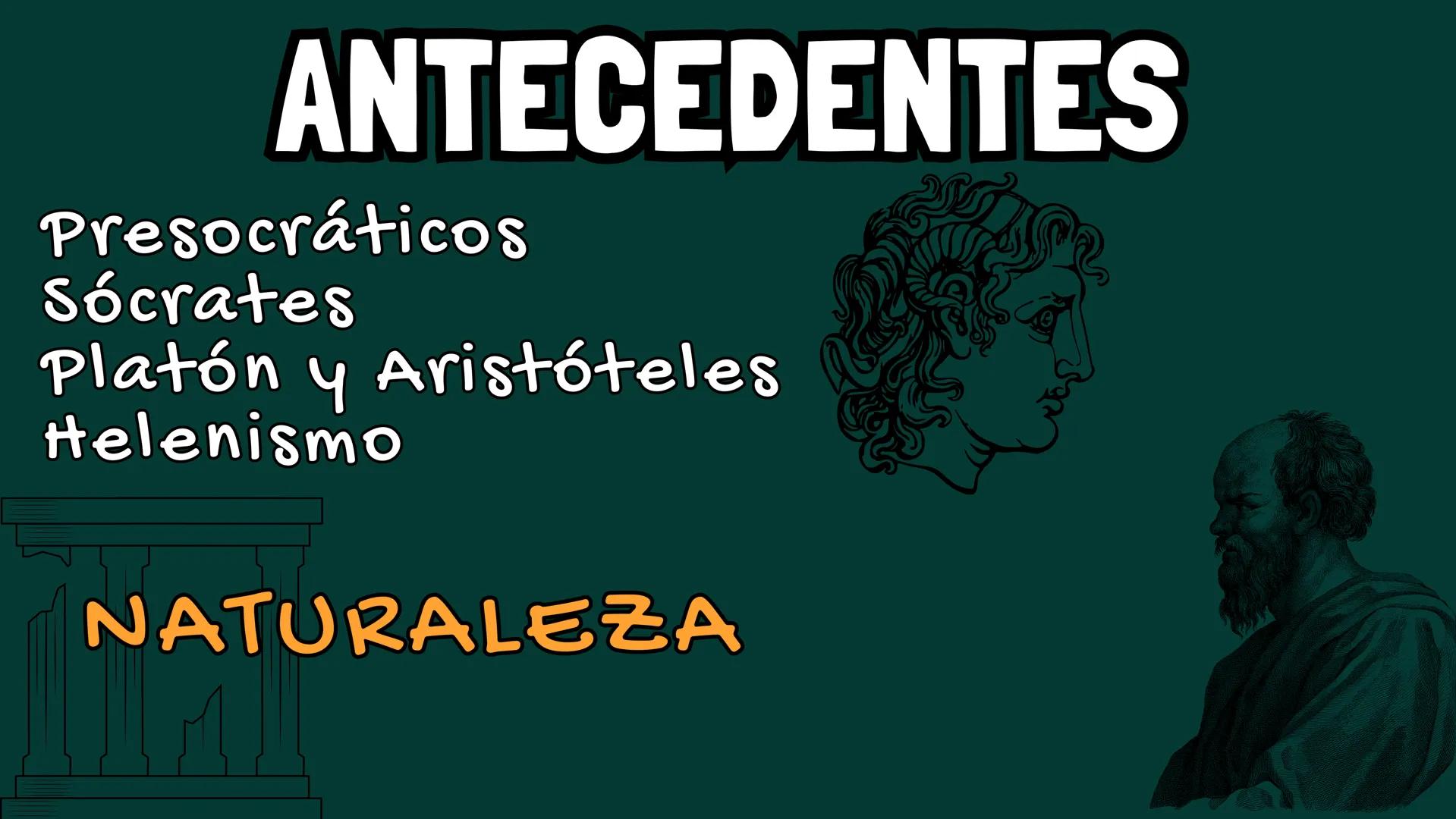 # CORRIENTES
## FILOSÓFICAS # ANTECEDENTES
Presocráticos
Sócrates
Platón y Aristóteles
Helenismo y cristianismo
La escolástica
La Reforma
R