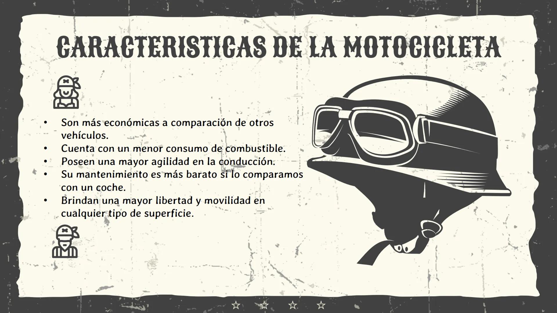 # LA
# MOTOCICLETA
Nathalia Pabón Rojas 11.1 # ¿QUE ES Y PARA QUE SIRVE?
Una motocicleta es un vehículo
de dos ruedas, diseñado para
el t