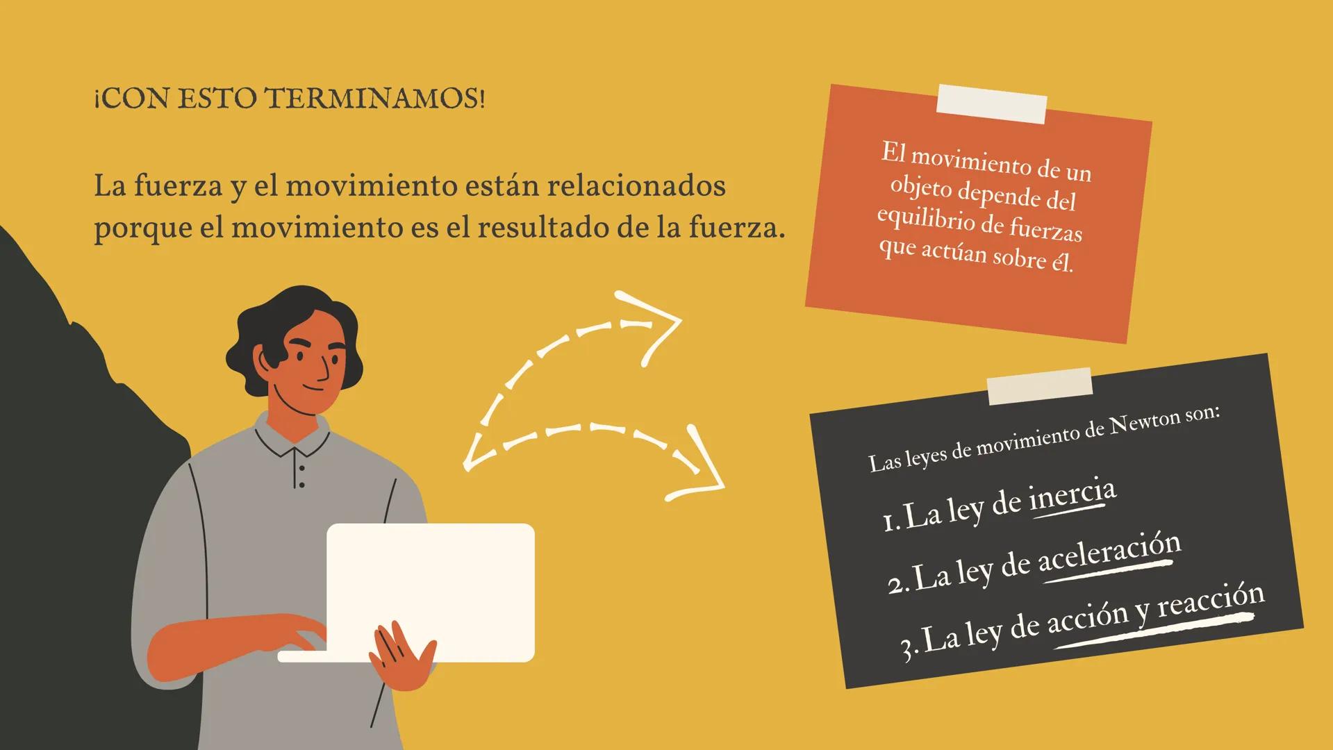 LEYES DEL MOVIMIENTO
DE NEWTON
Fuerza y movimiento en la práctica
---> I.
2.
3.
HOY APRENDEREMOS...
¿Cómo se relacionan la fuerza y el movim