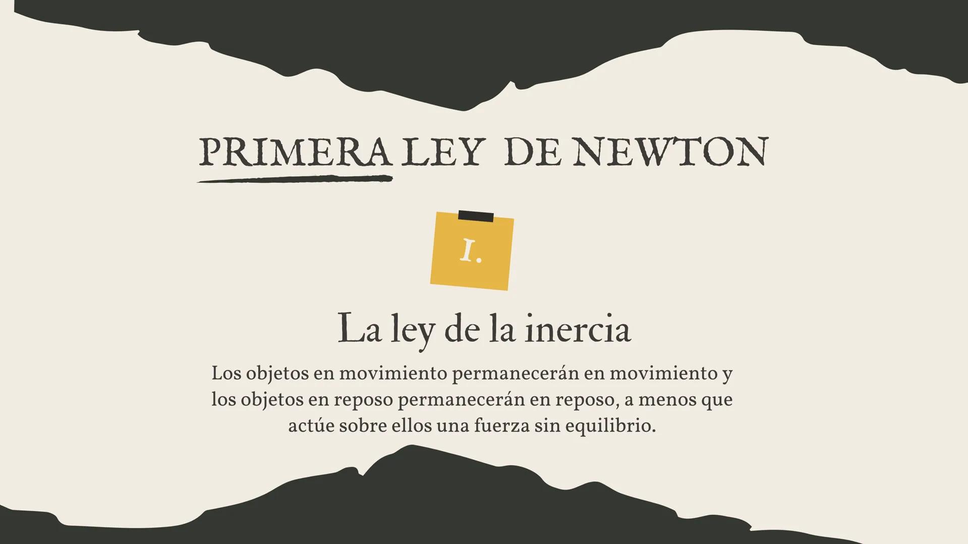 LEYES DEL MOVIMIENTO
DE NEWTON
Fuerza y movimiento en la práctica
---> I.
2.
3.
HOY APRENDEREMOS...
¿Cómo se relacionan la fuerza y el movim