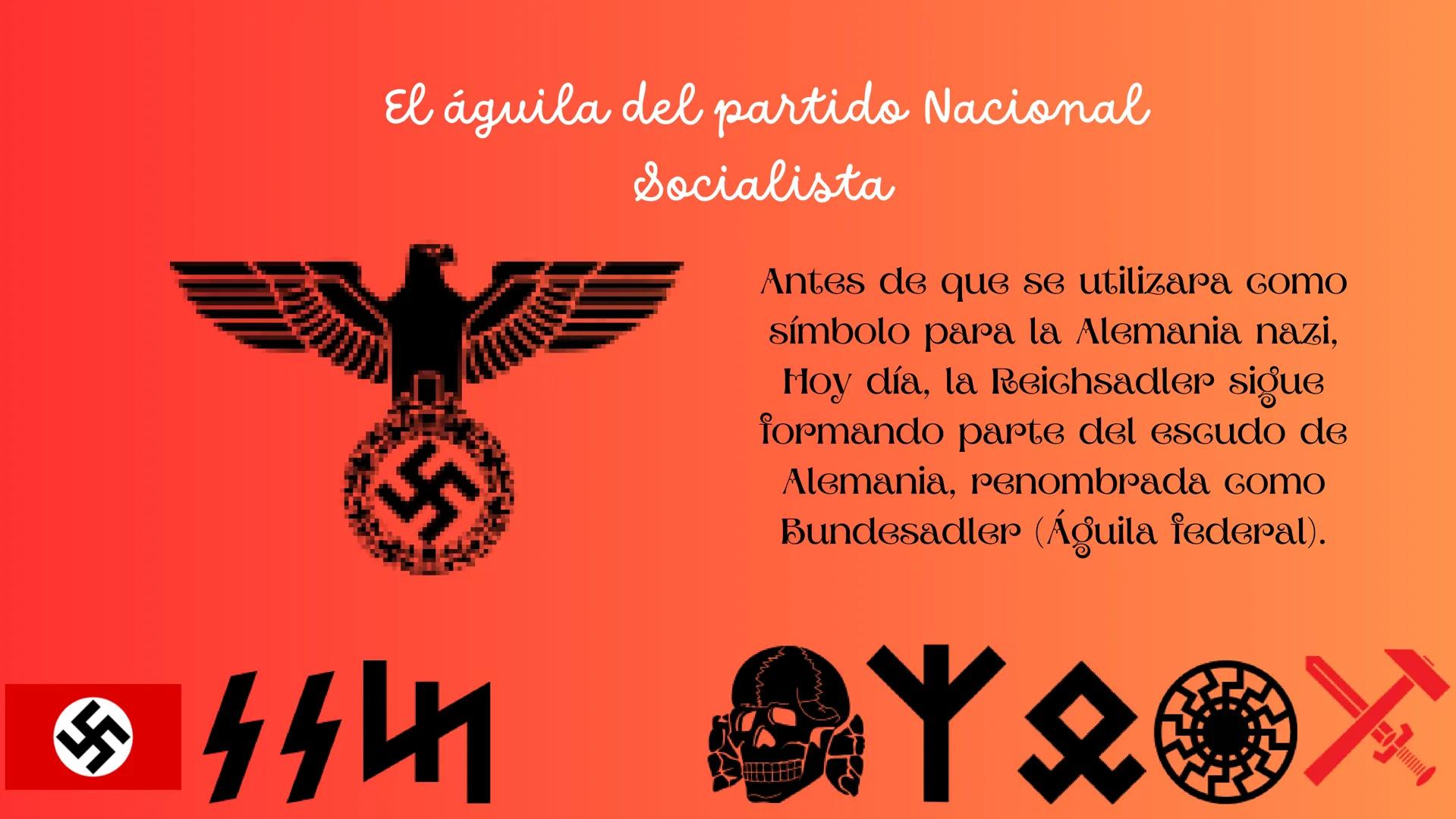 ALEMANIA
Nazismo
F ¿Qué fue?
Fue un movimiento político y social
originado en la Alemania posterior a
la Primera Guerra Mundial,
específicam