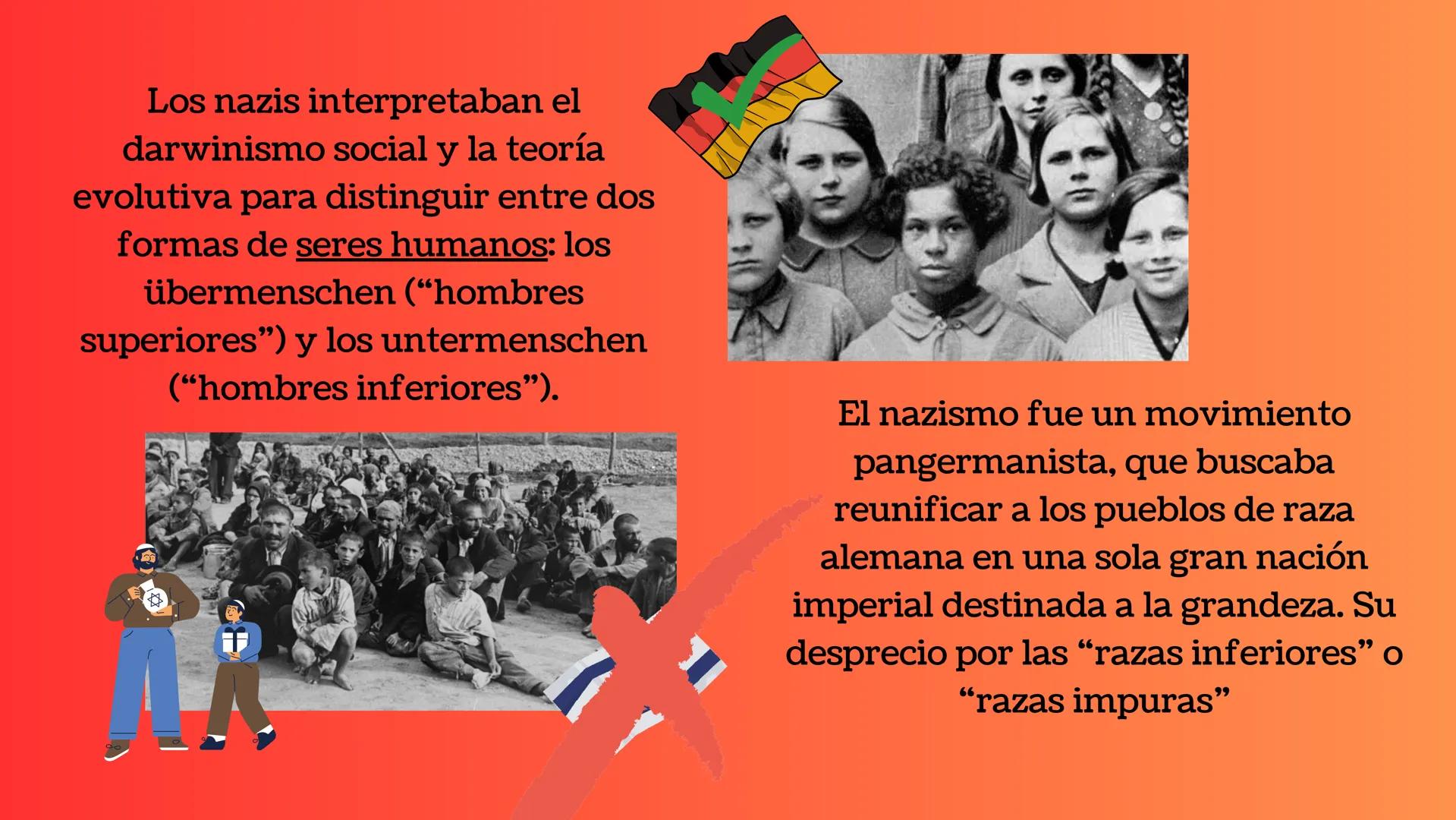 ALEMANIA
Nazismo
F ¿Qué fue?
Fue un movimiento político y social
originado en la Alemania posterior a
la Primera Guerra Mundial,
específicam