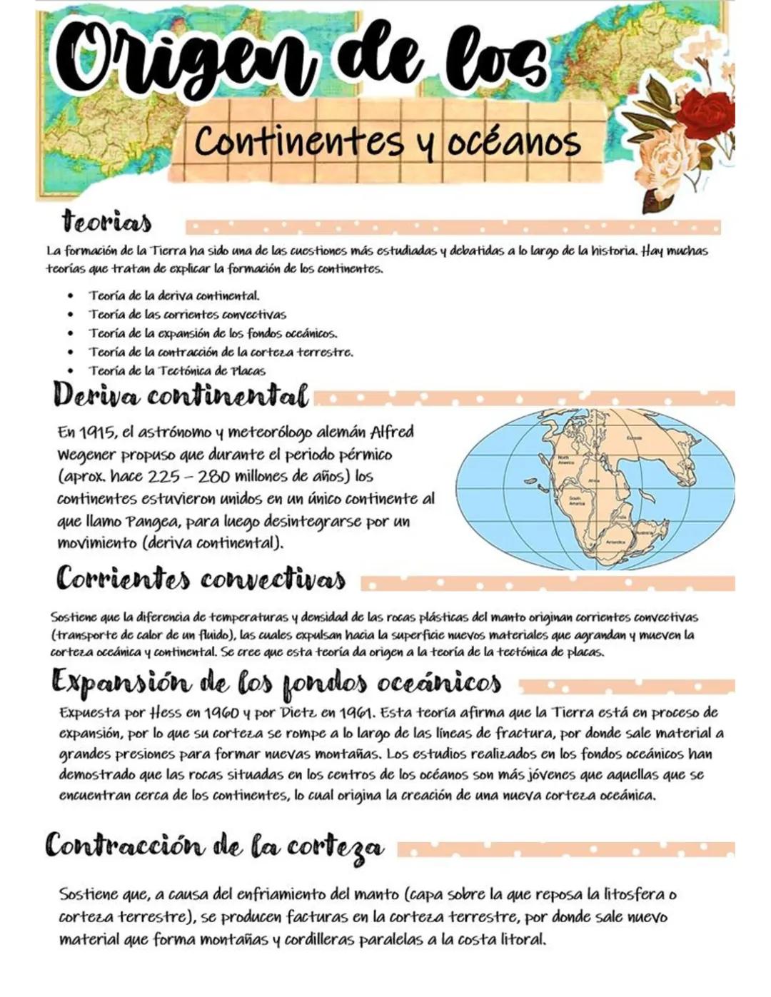 Creación de continentes