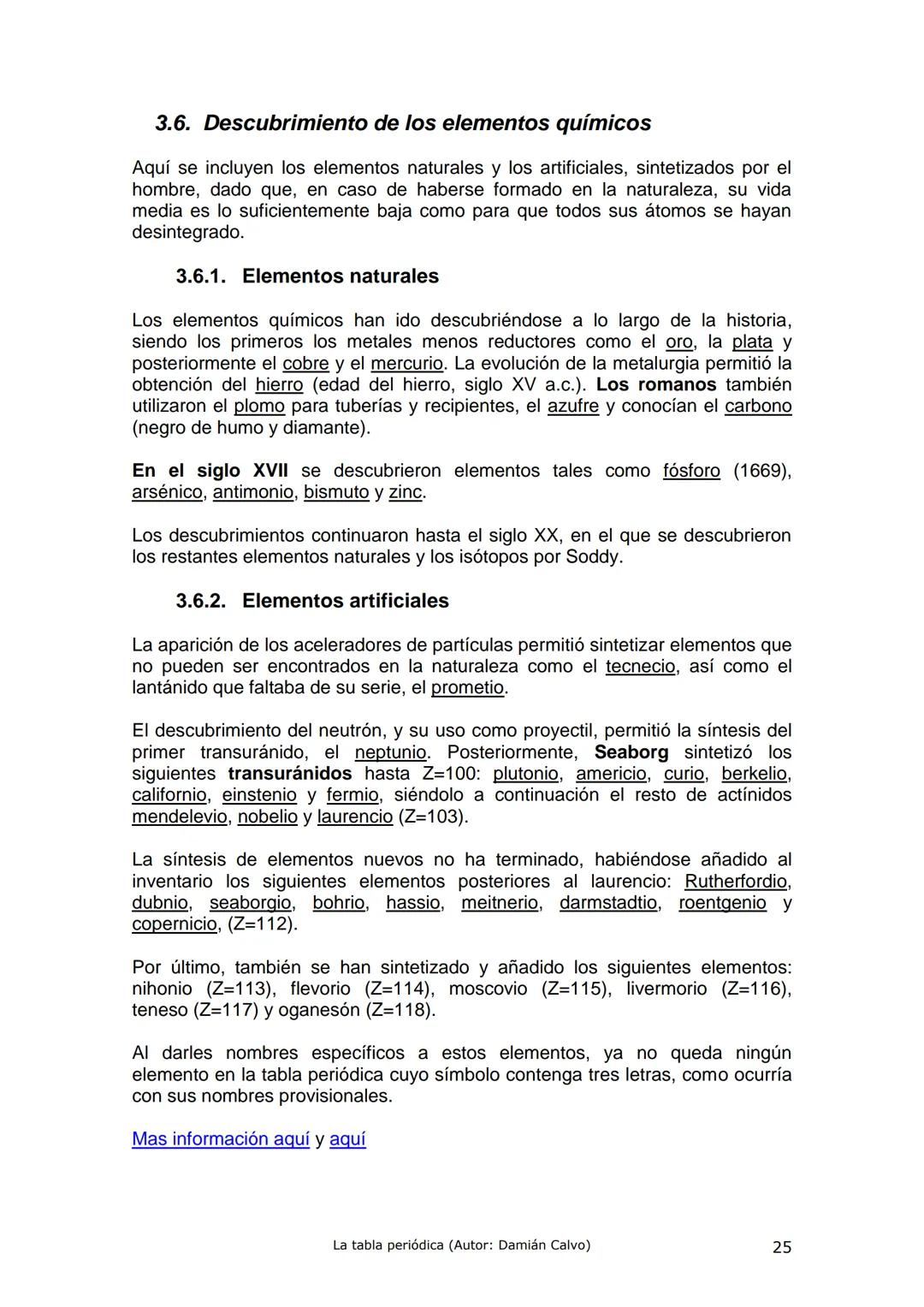 La tabla periódica.
Sistema Periódico de los Elementos
7
10
Alcalinos
Alcalinotémeos
Metales de transición
1
Categoria quimica
Metales
Semim