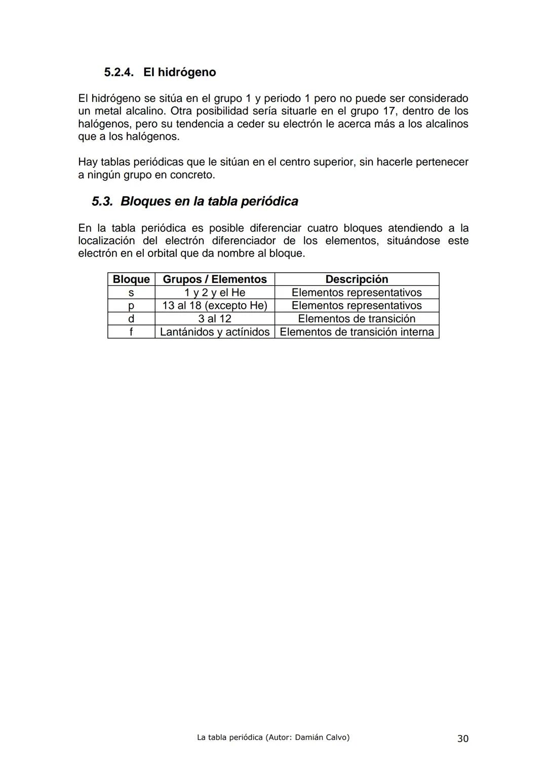 La tabla periódica.
Sistema Periódico de los Elementos
7
10
Alcalinos
Alcalinotémeos
Metales de transición
1
Categoria quimica
Metales
Semim