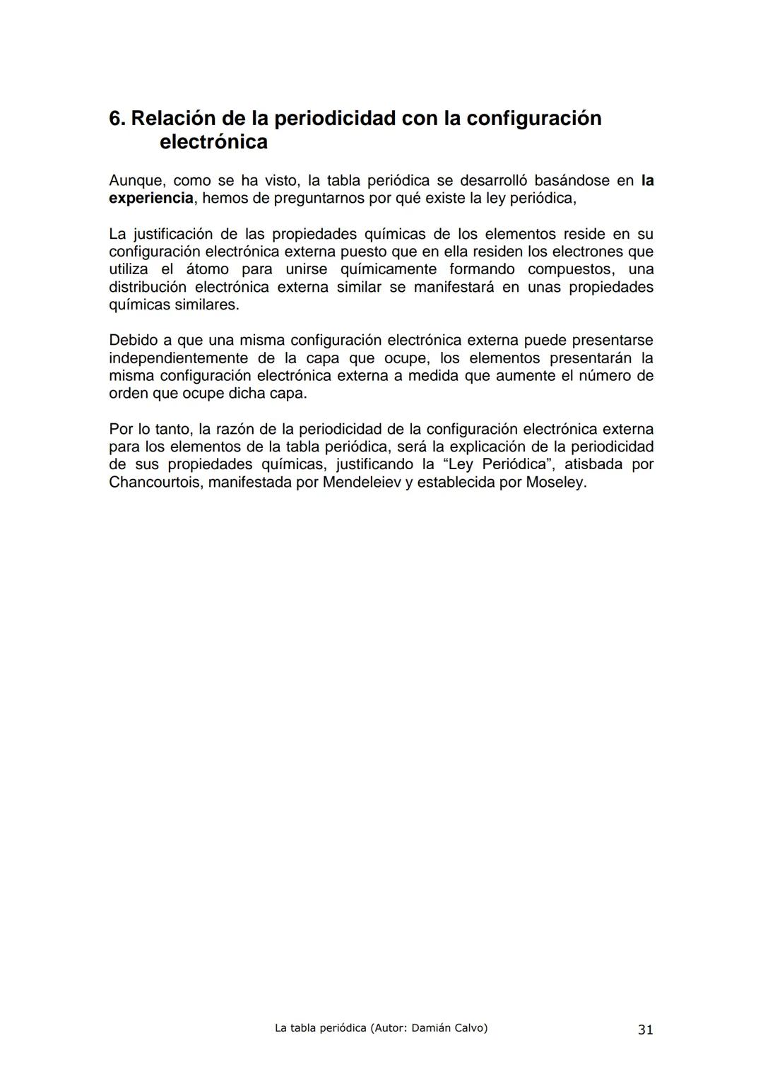 La tabla periódica.
Sistema Periódico de los Elementos
7
10
Alcalinos
Alcalinotémeos
Metales de transición
1
Categoria quimica
Metales
Semim