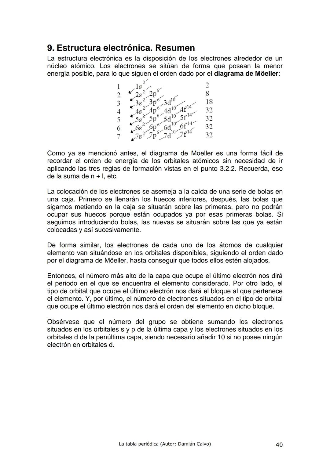 La tabla periódica.
Sistema Periódico de los Elementos
7
10
Alcalinos
Alcalinotémeos
Metales de transición
1
Categoria quimica
Metales
Semim