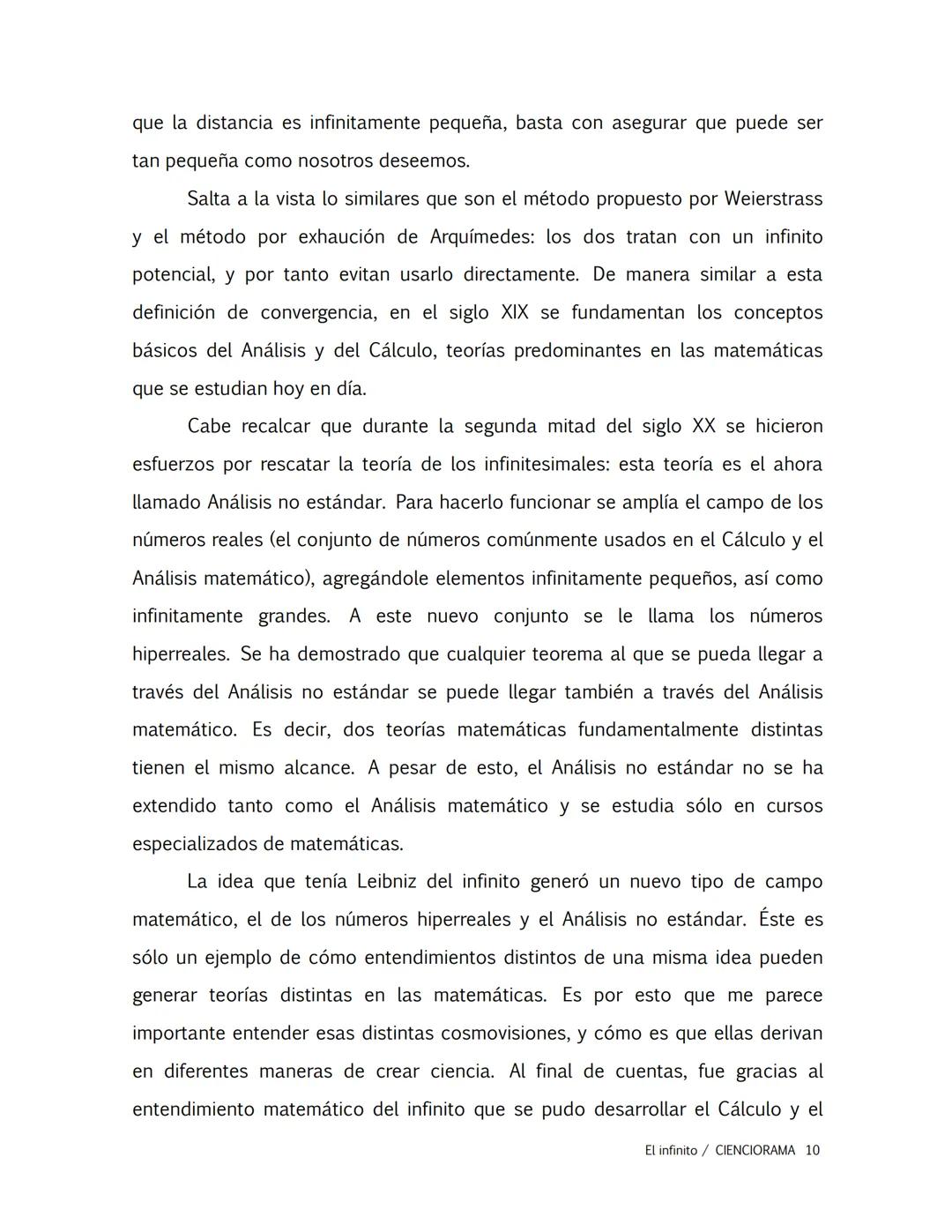 NASA
El infinito
Santiago Domínguez Zermeño
Sospecho que la palabra infinito fue considerada alguna vez una insípida
equivalencia de inac