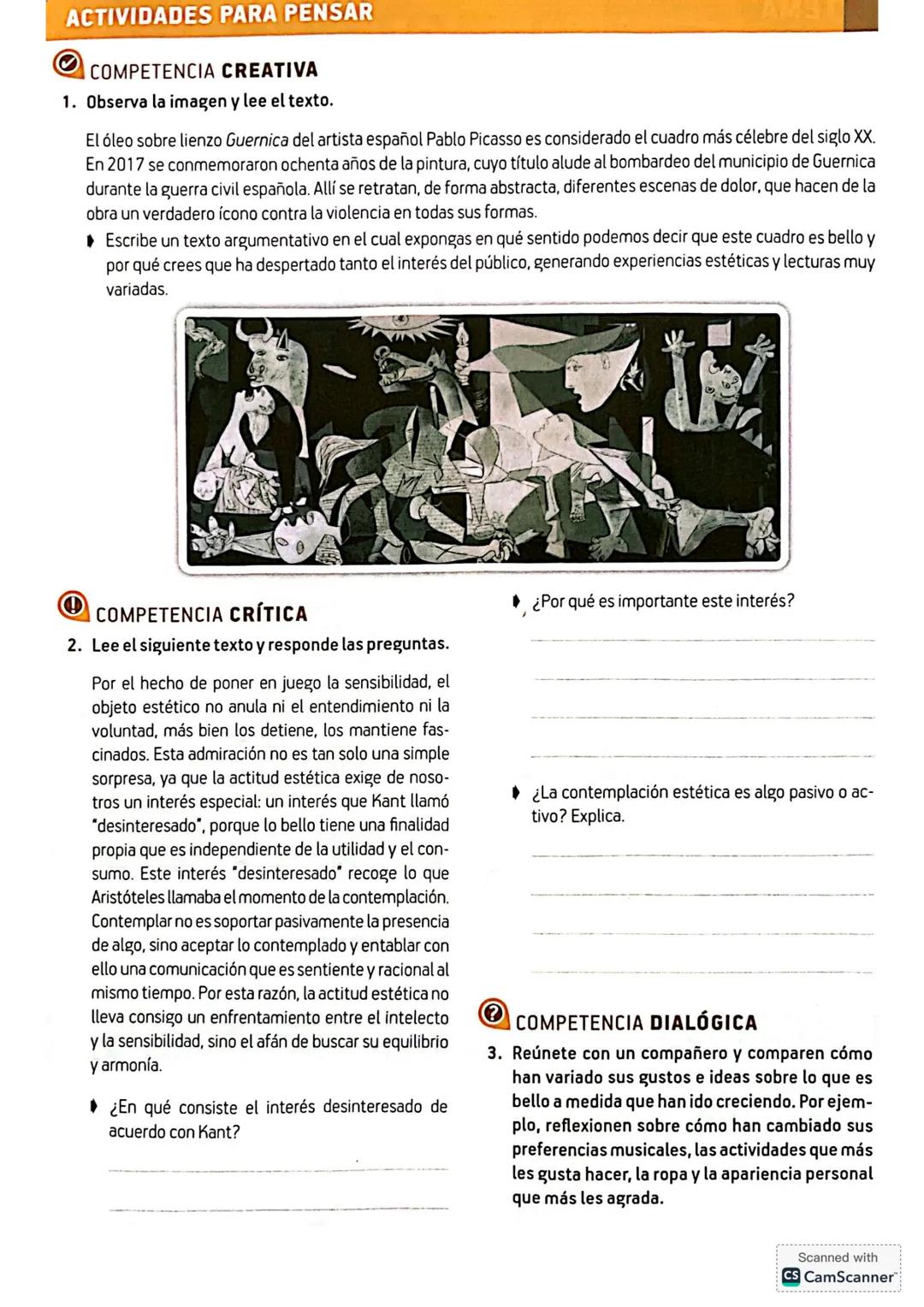 TEMA
1
ACLUST
La estética
Por medio del arte los seres humanos han intentado dar
sentido y expresar su asombro ante el mundo que los rodea.