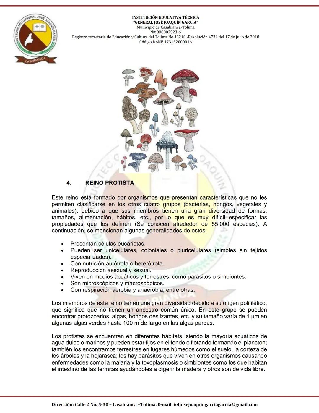 GTEC GENERAL JOSE
JOAQUIN
CASABIANCA
INSTITUCIÓN EDUCATIVA TÉCNICA
"GENERAL JOSÉ JOAQUÍN GARCÍA"
Municipio de Casabianca-Tolima
Nit 80000282