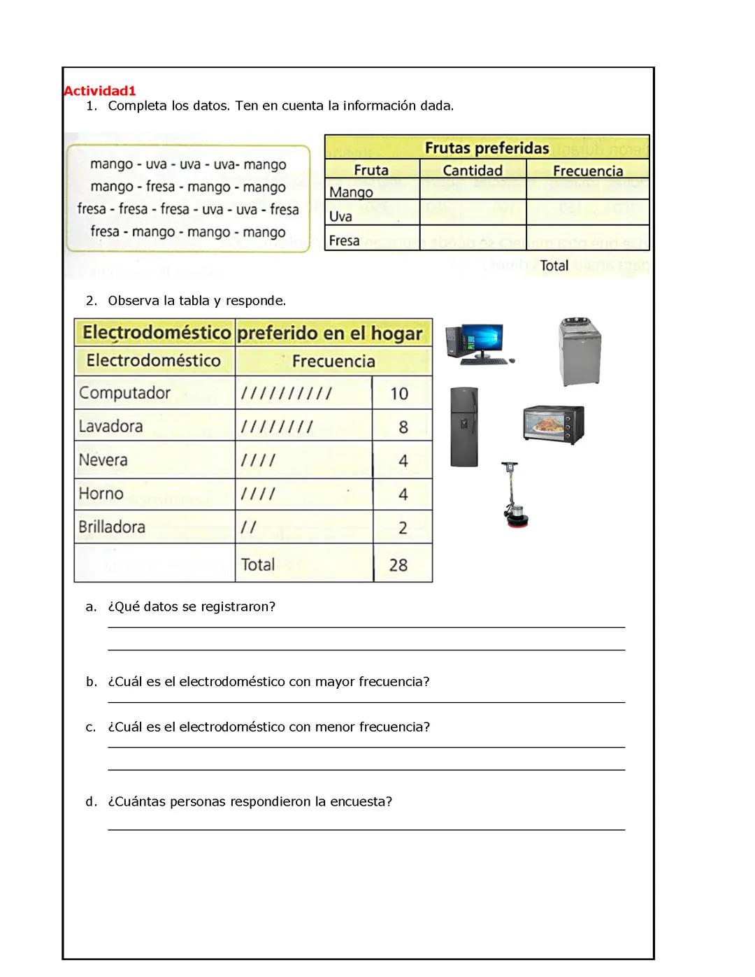 Tarea de matematicas