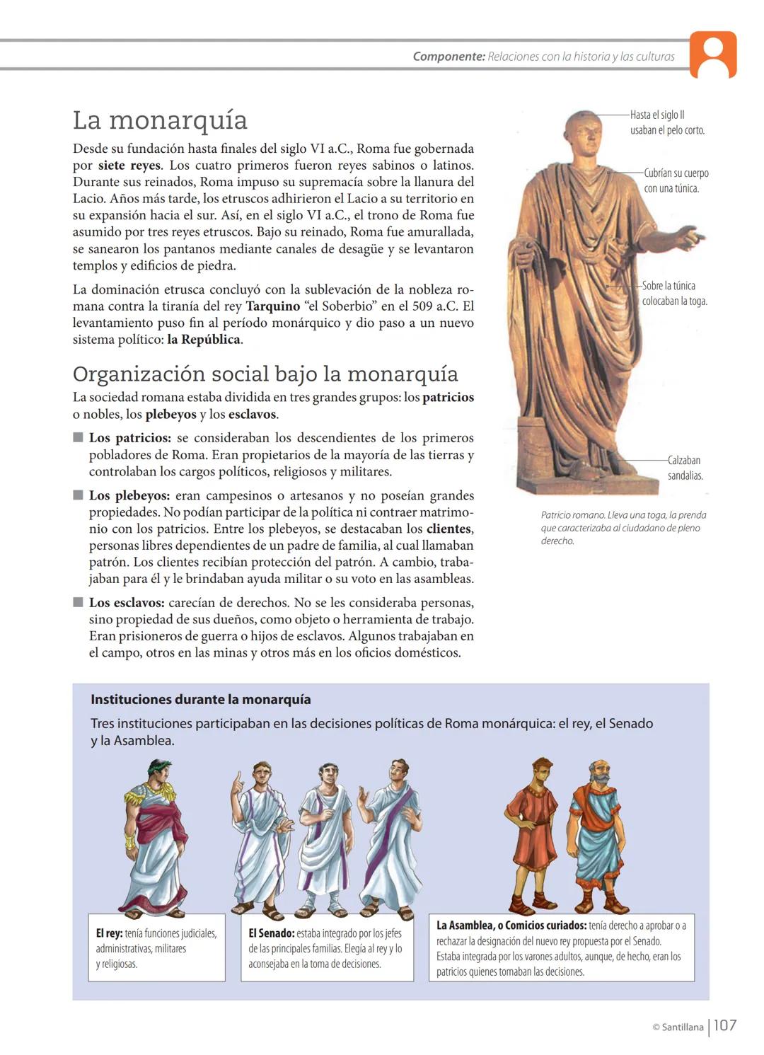 UNIDAD
4
✓ UBICATE EN LA HISTORIA
Roma:
el gran imperio
Temas de la unidad
Aspectos geográficos de Italia
El origen de Roma
La República
El