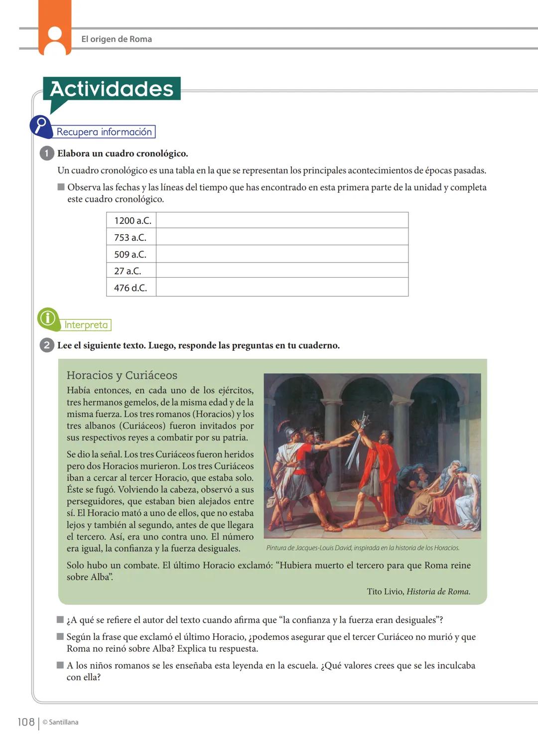 UNIDAD
4
✓ UBICATE EN LA HISTORIA
Roma:
el gran imperio
Temas de la unidad
Aspectos geográficos de Italia
El origen de Roma
La República
El