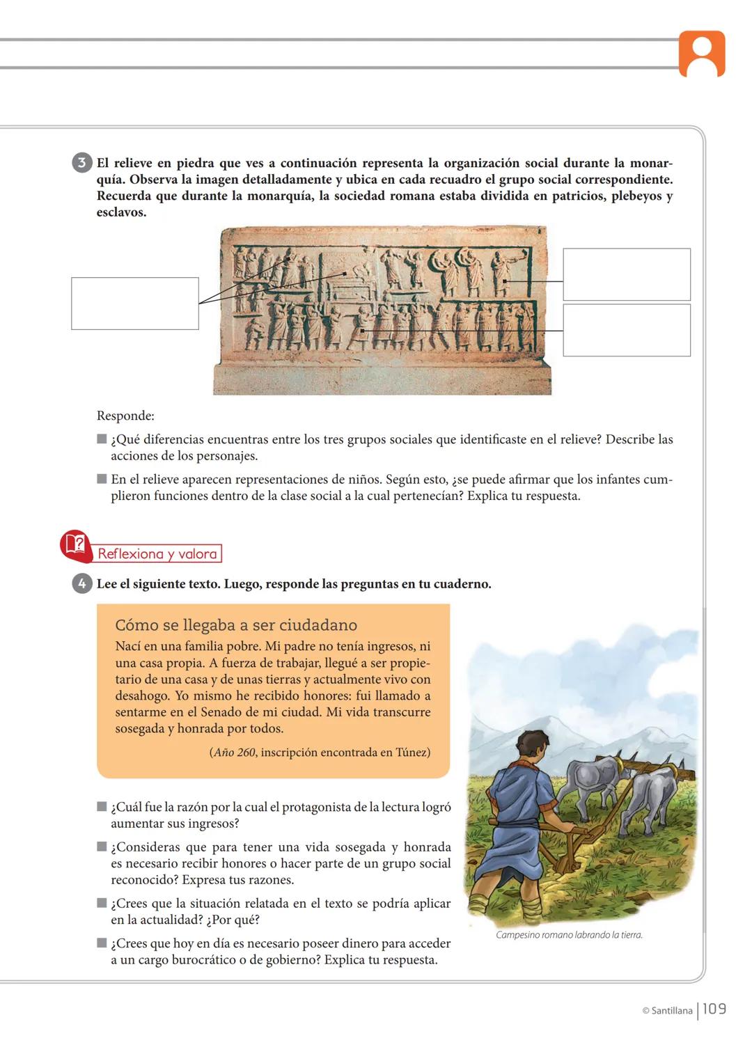 UNIDAD
4
✓ UBICATE EN LA HISTORIA
Roma:
el gran imperio
Temas de la unidad
Aspectos geográficos de Italia
El origen de Roma
La República
El