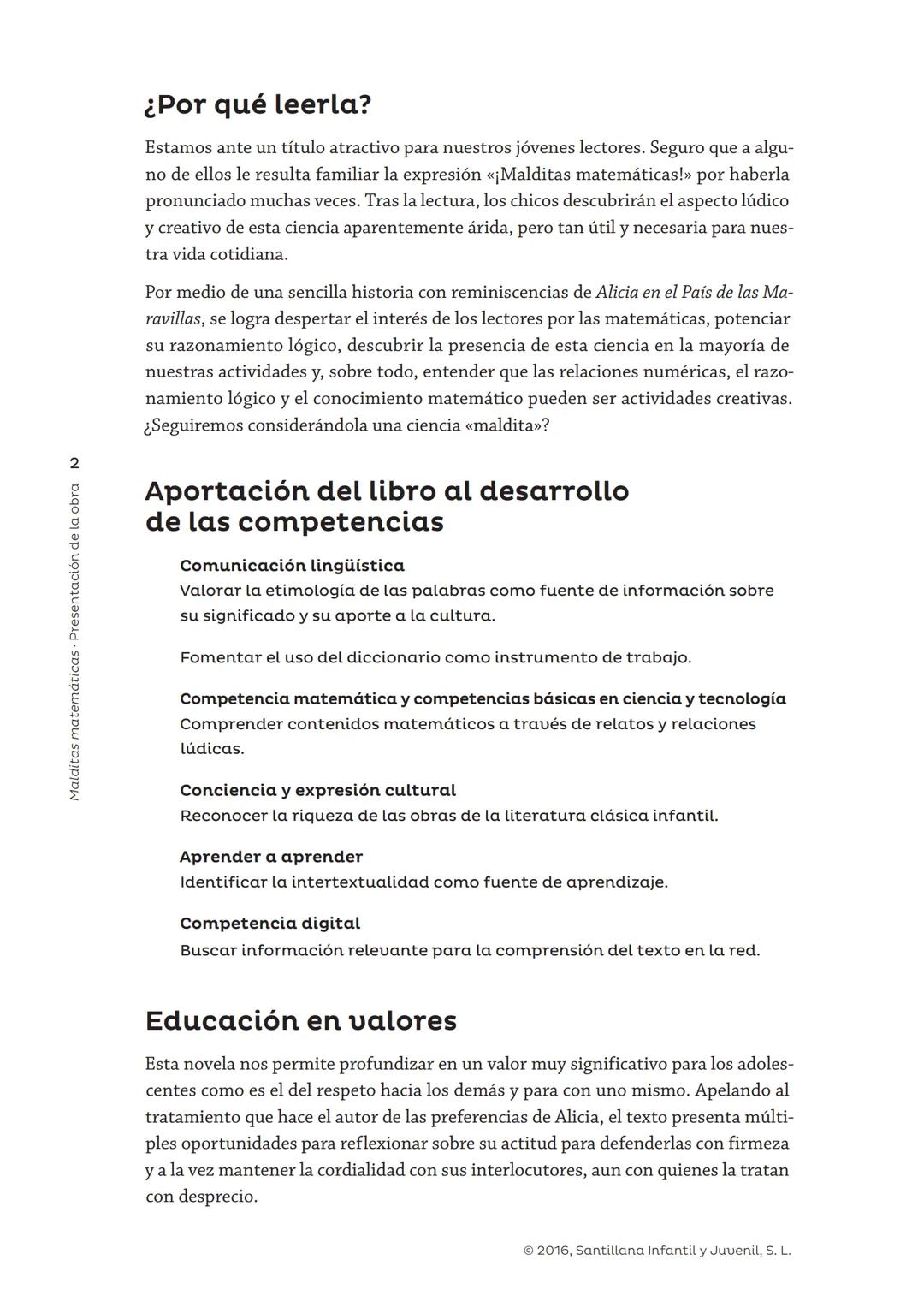 # GUÍA DE LECTURA
# Malditas matemáticas
Carlo Frabetti
loqueleo # Malditas matemáticas
Alicia en el País de los Números
Carlo Frabetti