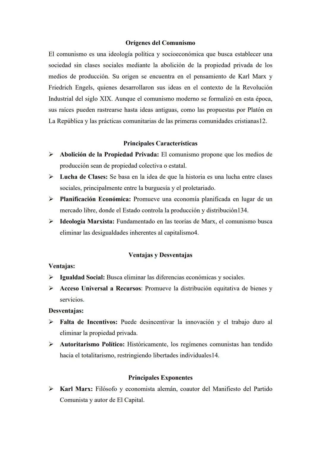 Orígenes del Comunismo
El comunismo es una ideología política y socioeconómica que busca establecer una
sociedad sin clases sociales mediant