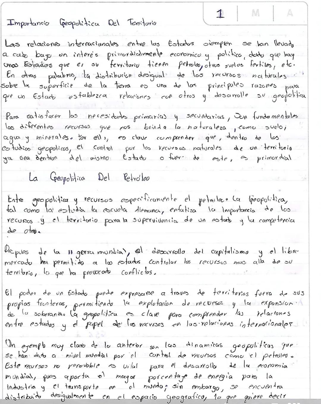 # LA GEOPOLITICA
D M A
El termina geopolitica se desarrollo entre 1870 y 1945 este concepto de
geopolitica se relaciona entre entonces con