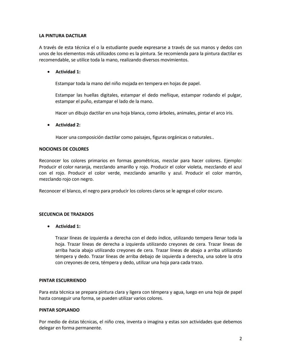 # TÉCNICAS ARTÍSTICAS
Para el estudio descriptivo de una obra de arte es importante considerar los aspectos técnicos y
materiales con que l