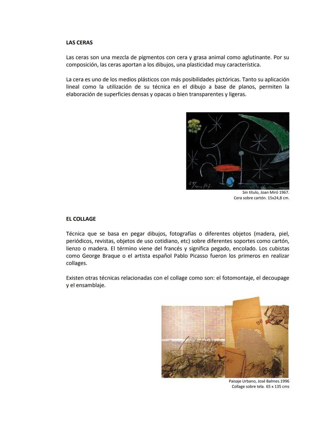 # TÉCNICAS ARTÍSTICAS
Para el estudio descriptivo de una obra de arte es importante considerar los aspectos técnicos y
materiales con que l