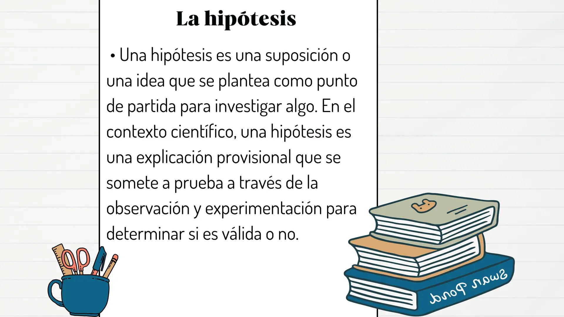 کام
La argumentación y la
hipótesis La argumentación:
La argumentación es el proceso
mediante el cual se presentan
razones o pruebas para ap
