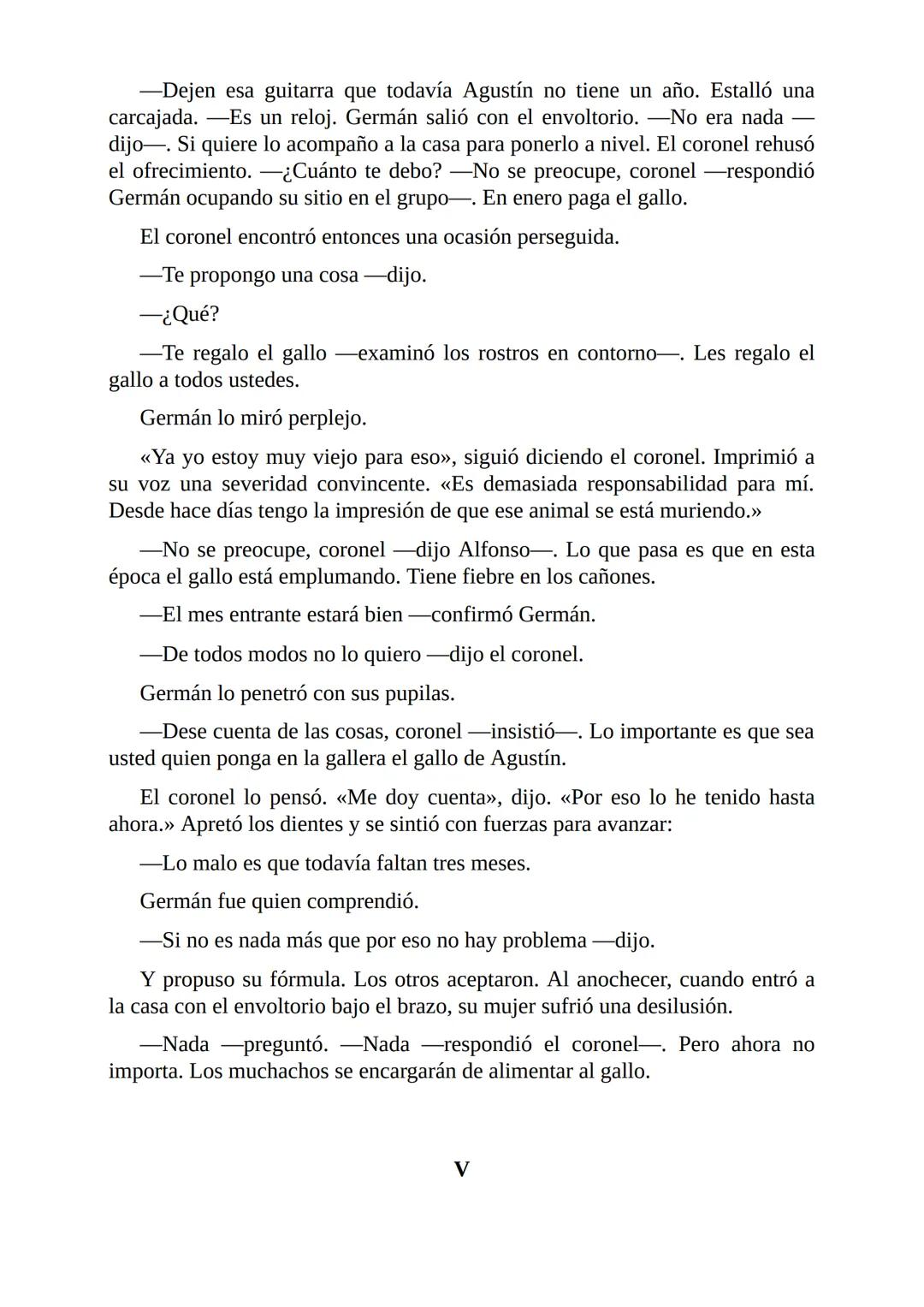 # El Coronel No Tiene Quien le Escriba
Gabriel García Márquez I
El coronel destapó el tarro del café y comprobó que no había más de una
cu