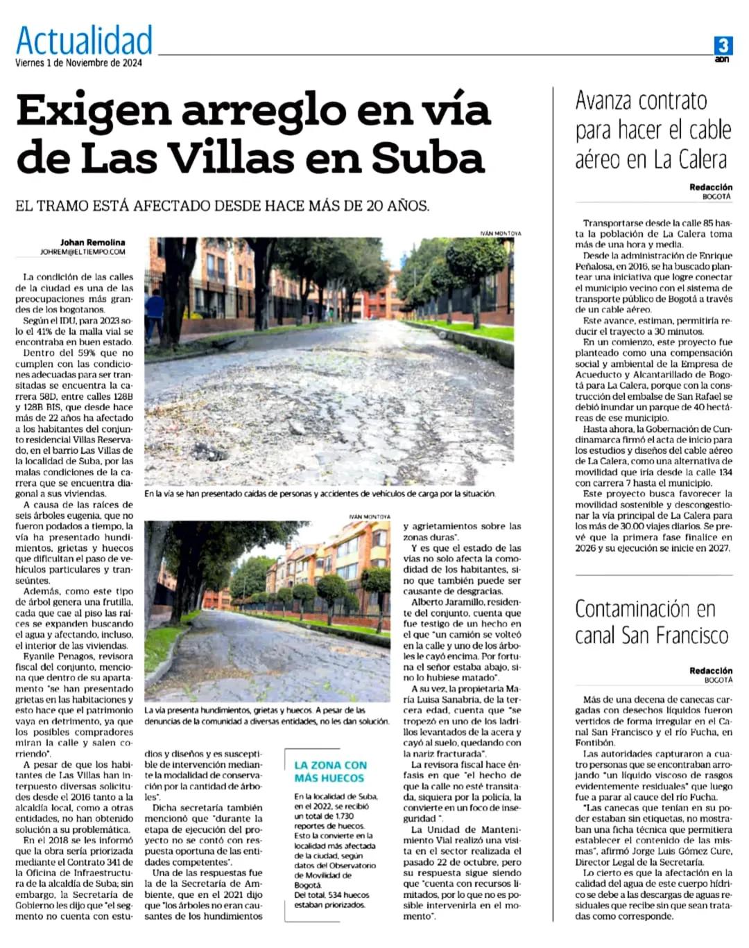 # Agenda Actualidad
CONCURSO de poesía 'Reverso'
este fin de semana en las
bibliotecas públicas de Bogotá.
apn
Viernes 8 de Noviembre de 20