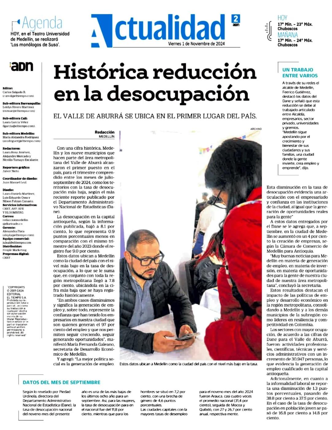 # Agenda Actualidad
CONCURSO de poesía 'Reverso'
este fin de semana en las
bibliotecas públicas de Bogotá.
apn
Viernes 8 de Noviembre de 20