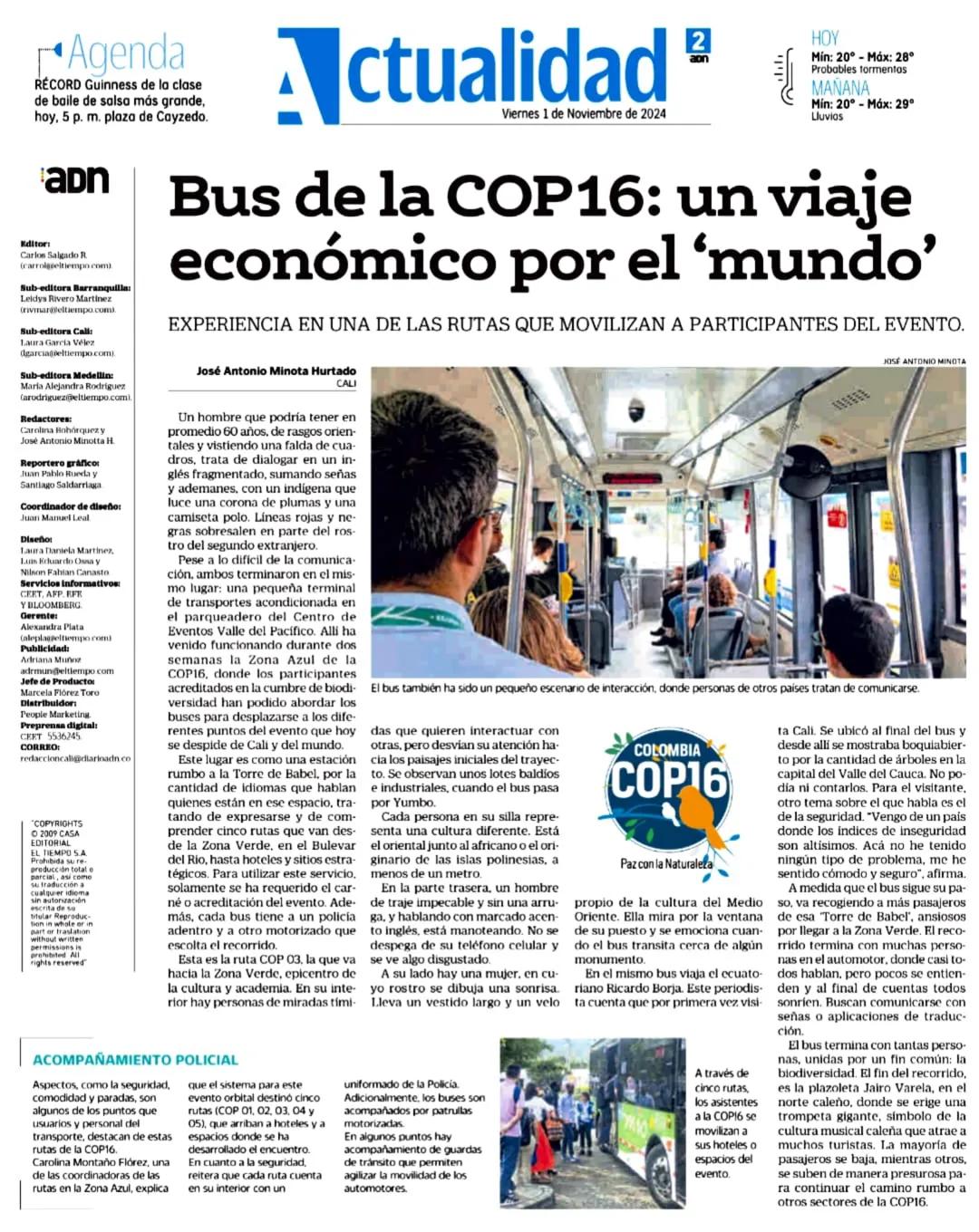 # Agenda Actualidad
CONCURSO de poesía 'Reverso'
este fin de semana en las
bibliotecas públicas de Bogotá.
apn
Viernes 8 de Noviembre de 20