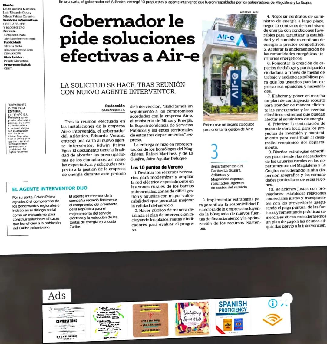 # Agenda Actualidad
CONCURSO de poesía 'Reverso'
este fin de semana en las
bibliotecas públicas de Bogotá.
apn
Viernes 8 de Noviembre de 20