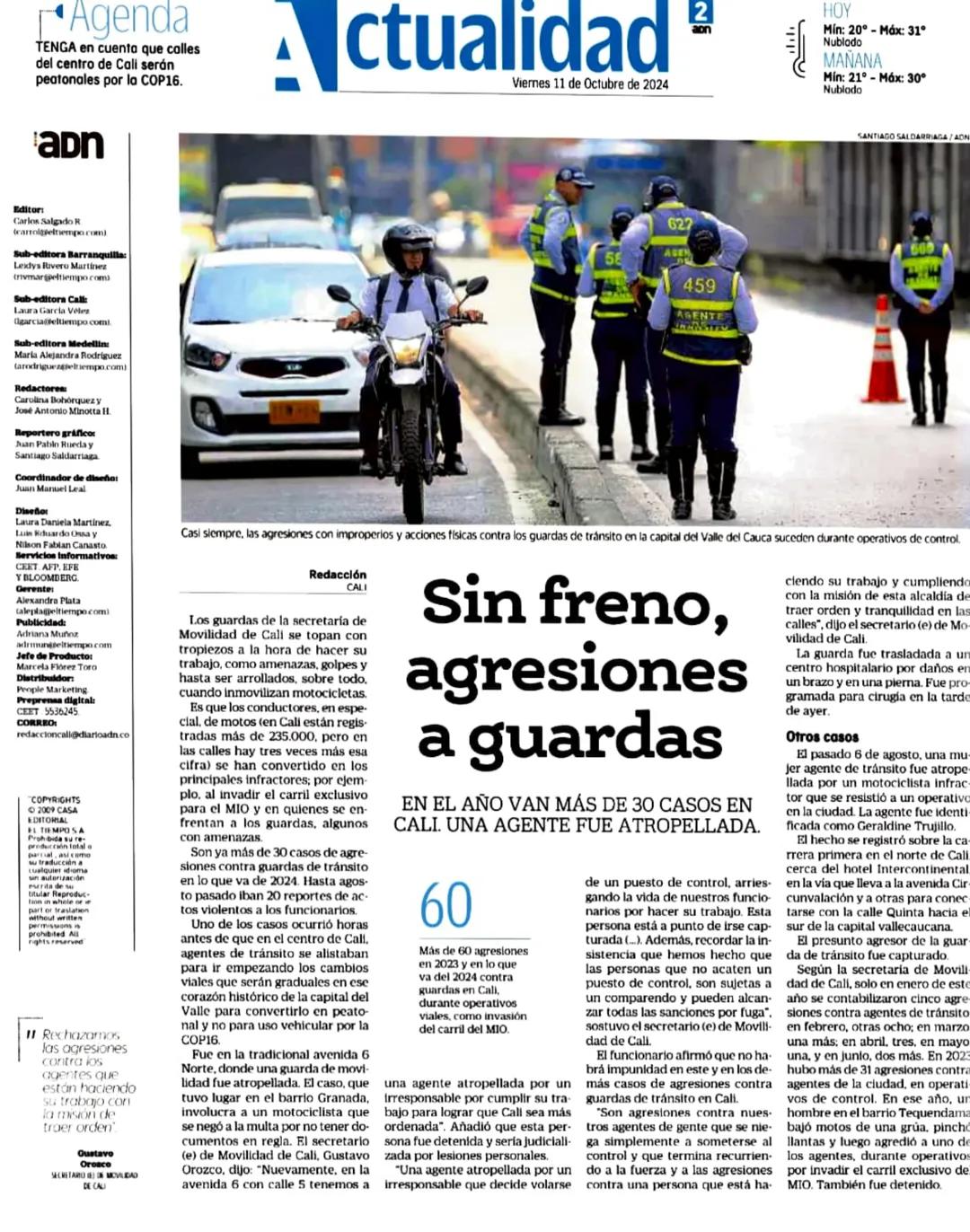 # Agenda Actualidad
CONCURSO de poesía 'Reverso'
este fin de semana en las
bibliotecas públicas de Bogotá.
apn
Viernes 8 de Noviembre de 20