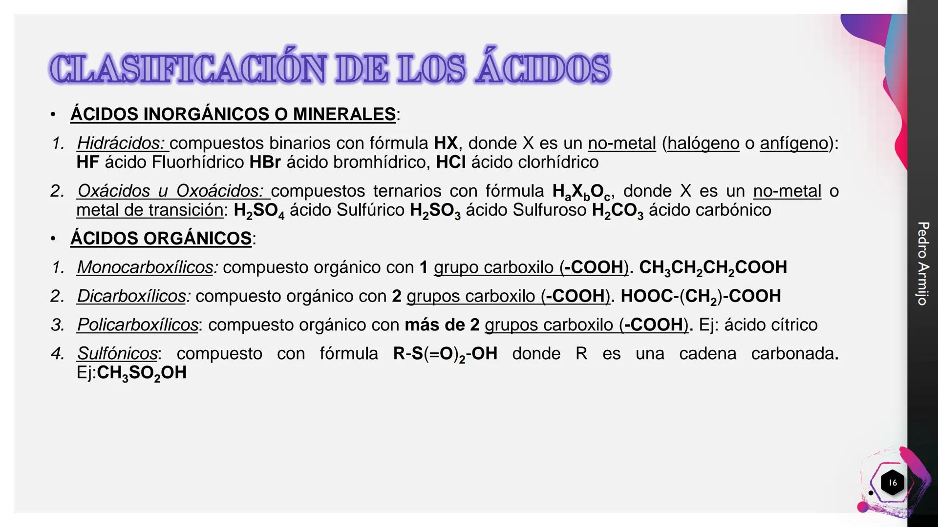 GRUPOS FUNCIONALES
QUÍMICA INORGÁNICA
I.E.D. COLEGIO GERARDO MOLINA RAMÍREZ
ANDRÉS JULIÁN RODRÍGUEZ
MAGISTER EN EDUCACIÓN AMBIENTAL
JORNADA