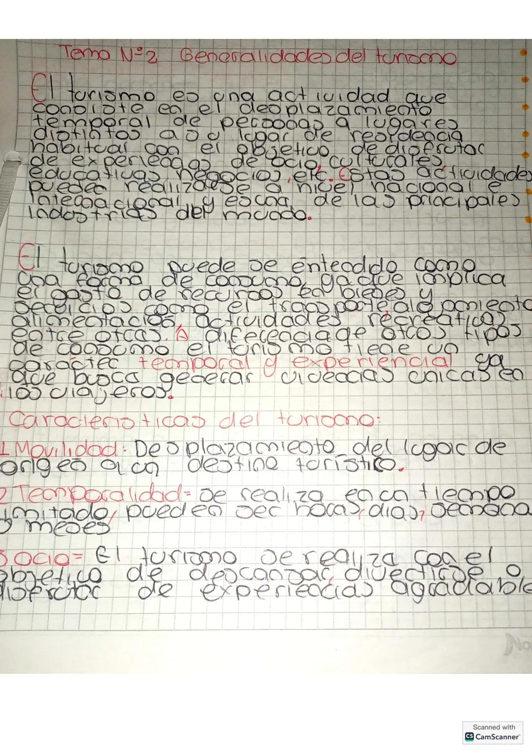 Temo N°2 Generalidades del tunomo
El turismo es ing actividad que
consiste en el desplazamiento
temporal de personas a lugares
distintos a